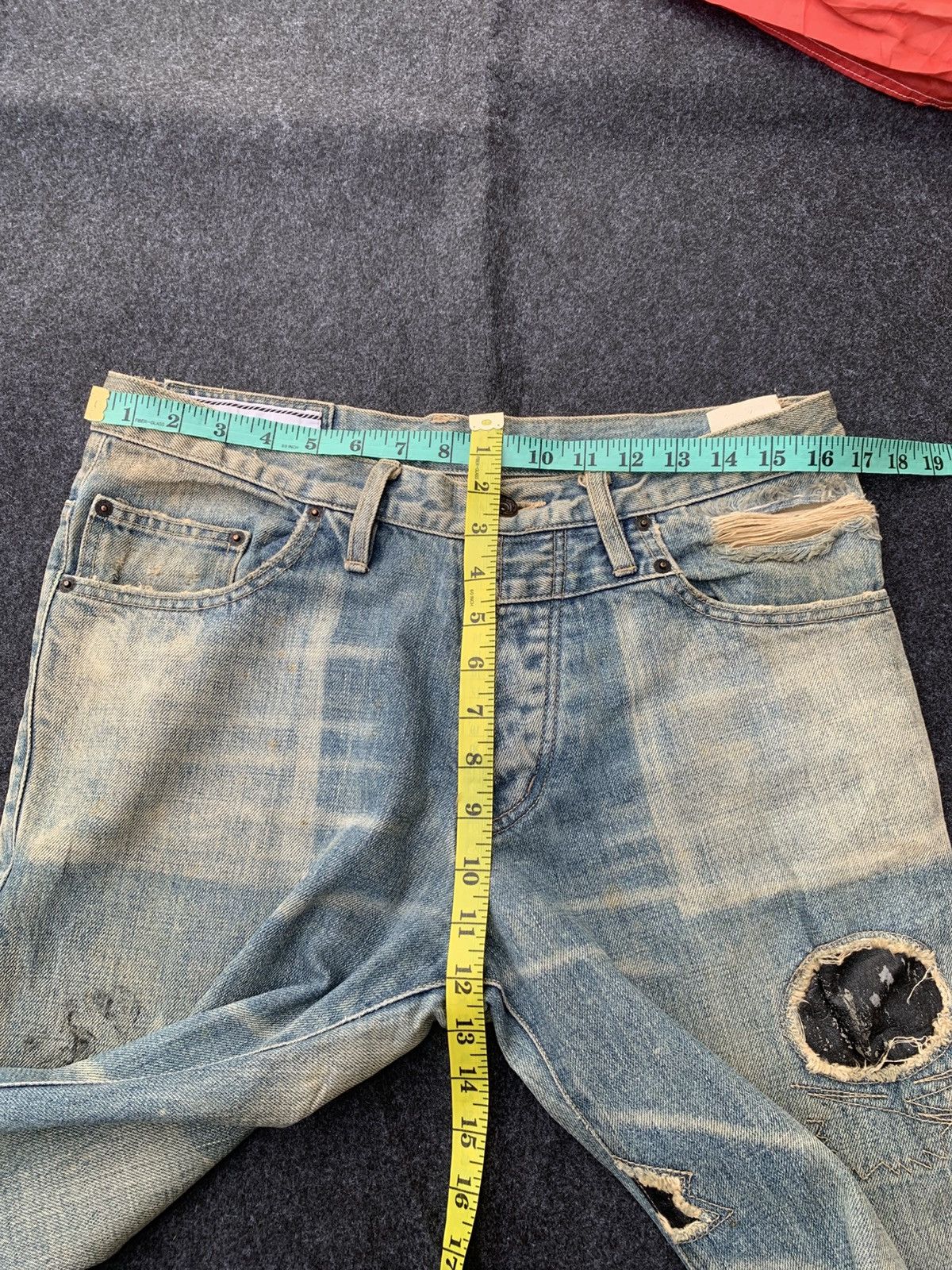 Vintage Rare Distressed Ossa Mondo Jeans – Made in Japan 🇯🇵 Size US 33 - 11 Thumbnail