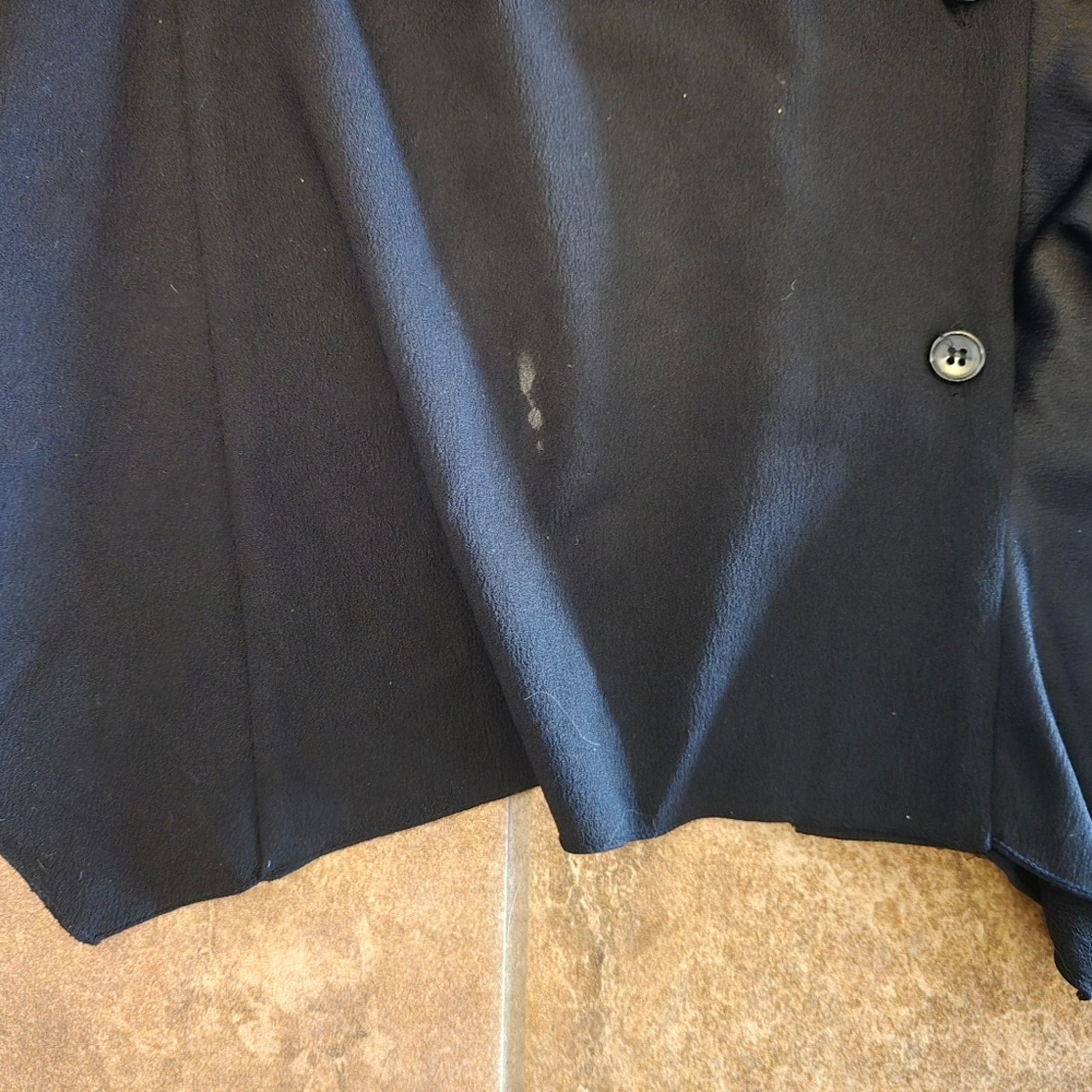 Other Black Ruffled | BALOOM | Button Down Blazer Size S / US 4 / IT 40 - 3 Thumbnail