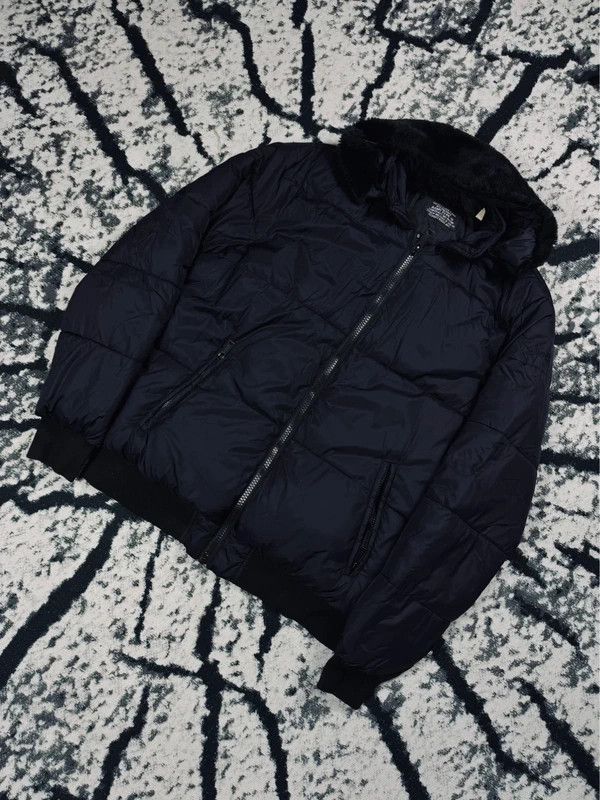 Schott Schott insulated down jacket black logo XL usa Size US XL / EU 56 / 4 - 2 Thumbnail