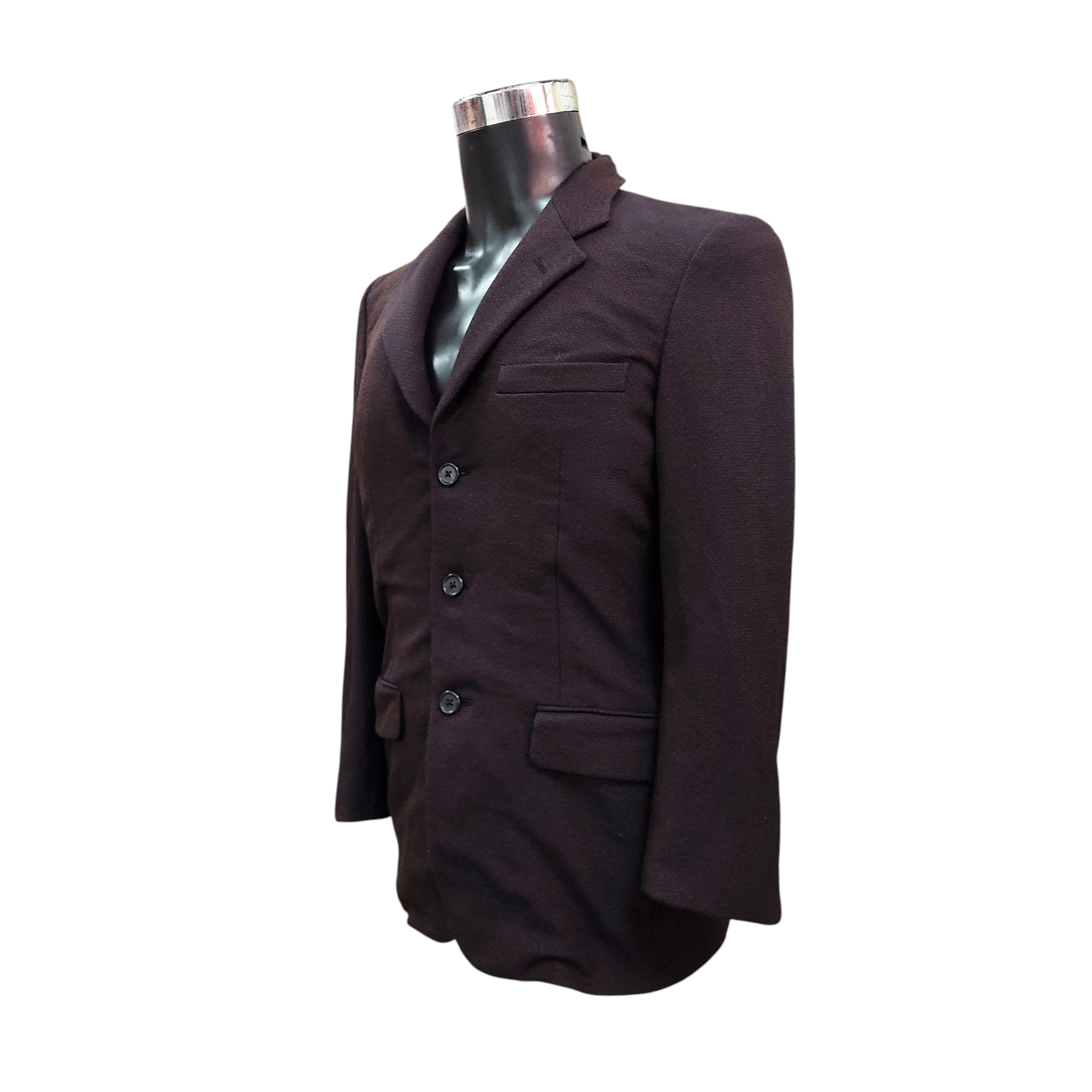 Prada Prada Nylon Wool Blend Single Breasted Blazer Jacket Size 46R - 3 Thumbnail