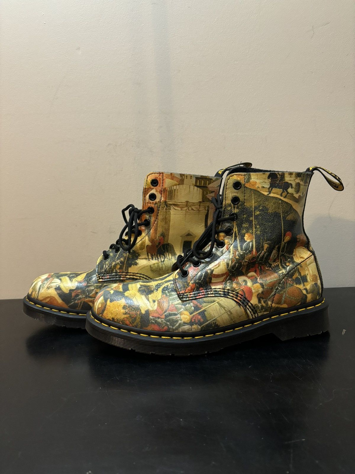 Dr. Martens Dr Marten Pascal D Antonio Renaissance Combat Boots Size US 9 / EU 42 - 1 Thumbnail