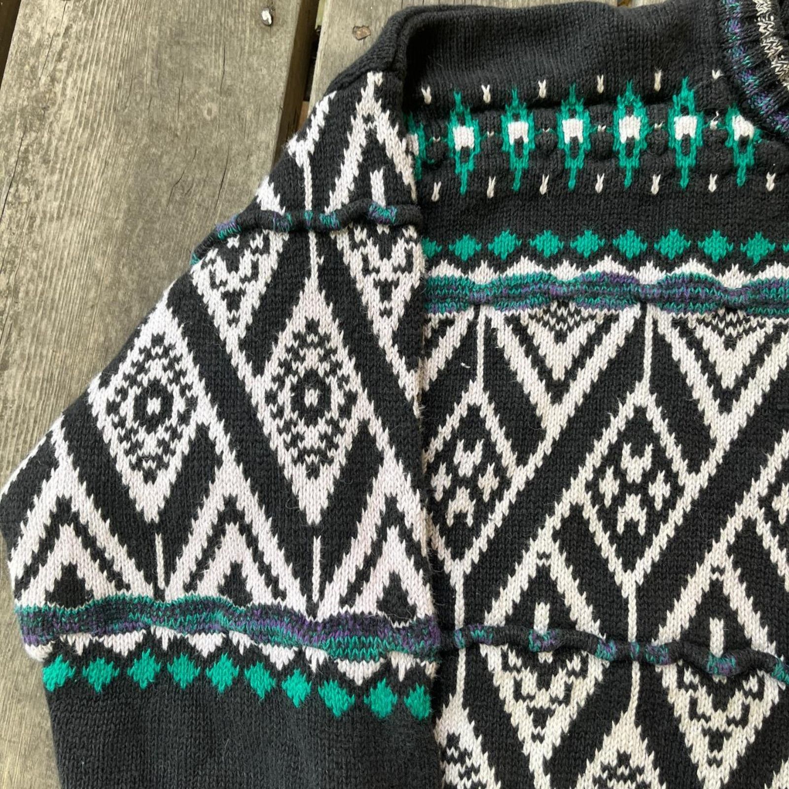 Van Heusen × Vintage Vintage mens baggy knit pullover 1980s van heusen sweater Size US M / EU 48-50 / 2 - 2 Thumbnail
