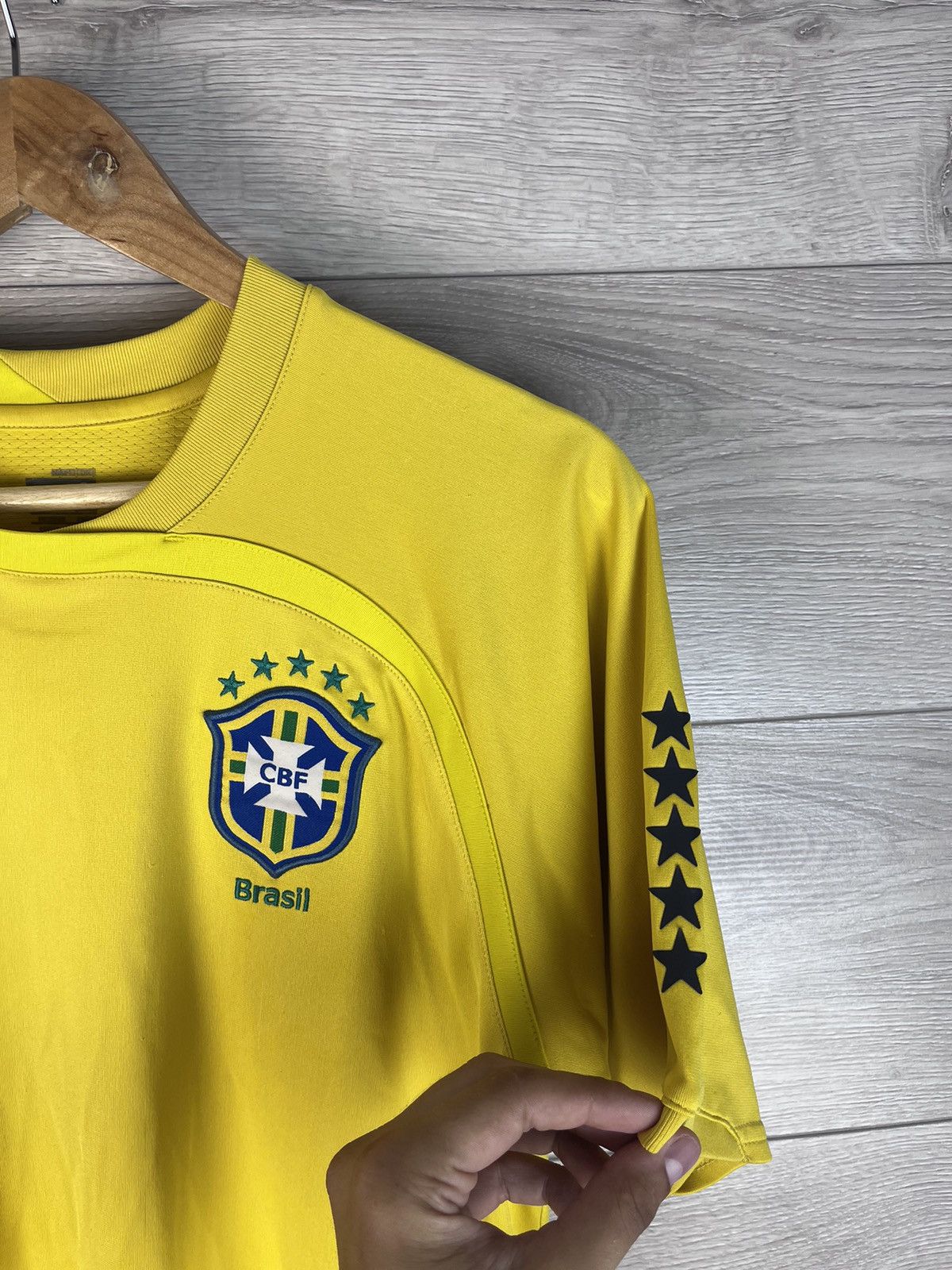 Nike Vintage men’s soccer jersey Nike Brazil 🇧🇷 size S dri-fit Size US S / EU 44-46 / 1 - 8 Thumbnail