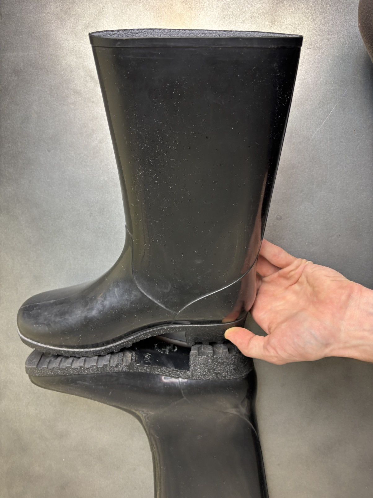 Designer × Hunter × Vintage Vintage Jelly Boots Made in France Clear Rain Boots Garden 8 Size US 8 / IT 38 - 17 Thumbnail