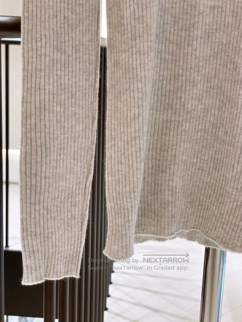 Brunello Cucinelli Brunello Cucinelli Gray Cashmere Knit Thin Sweater Size XS / US 0-2 / IT 36-38 - 4 Thumbnail