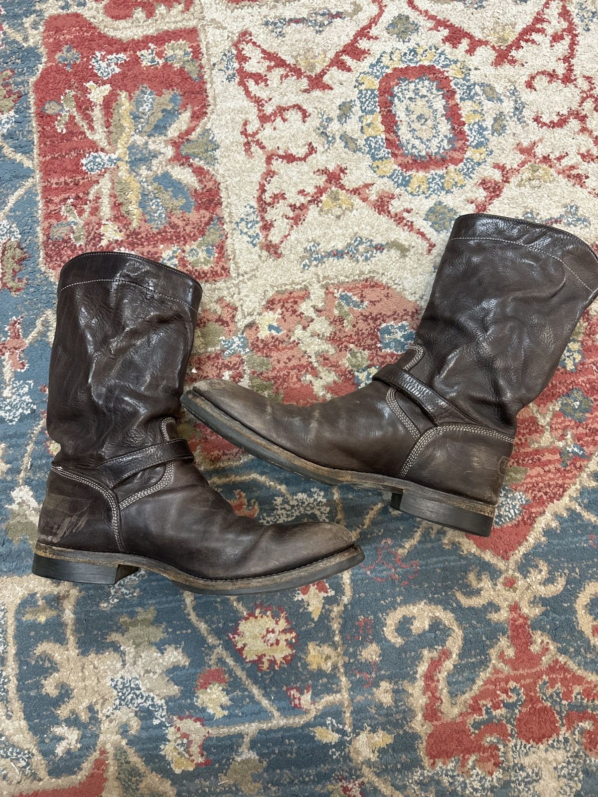 Paul Smith Triumph by Paul Smith motorcycle boots Size US 8 / EU 41 - 3 Thumbnail