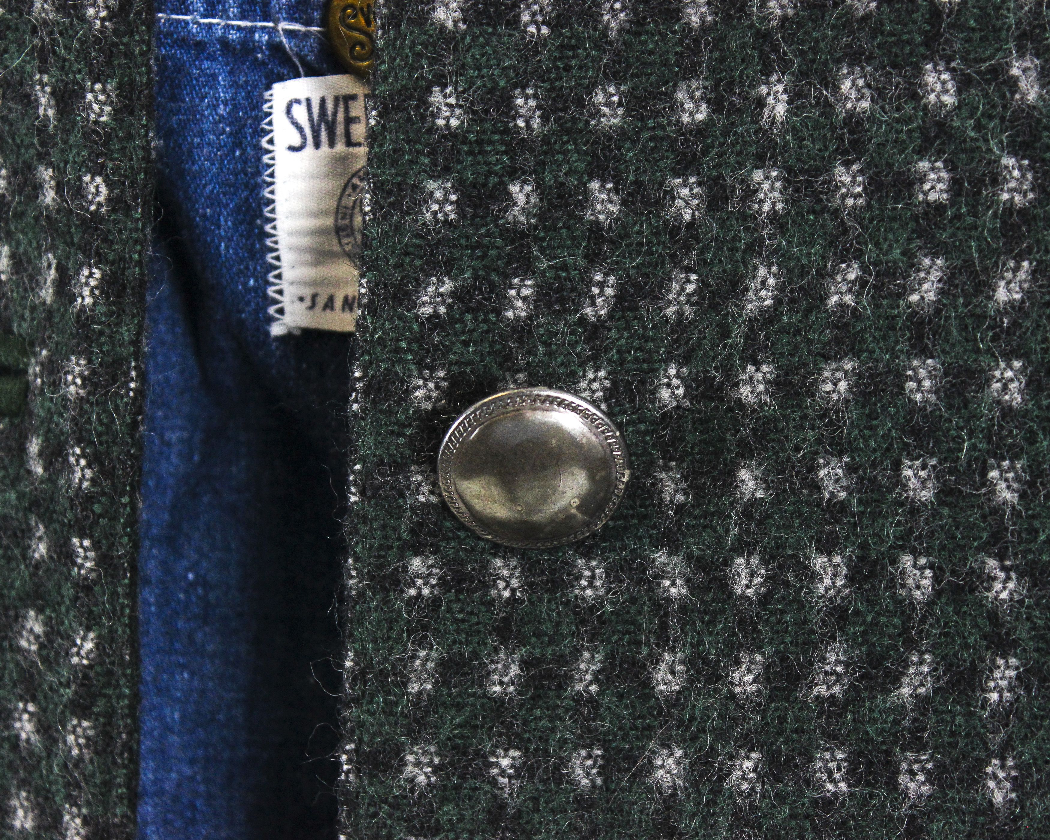 Other × Vintage H. Moser Wool Trachten Women S EU 36 Coat Blazer Jacket Size S / US 4 / IT 40 - 7 Thumbnail