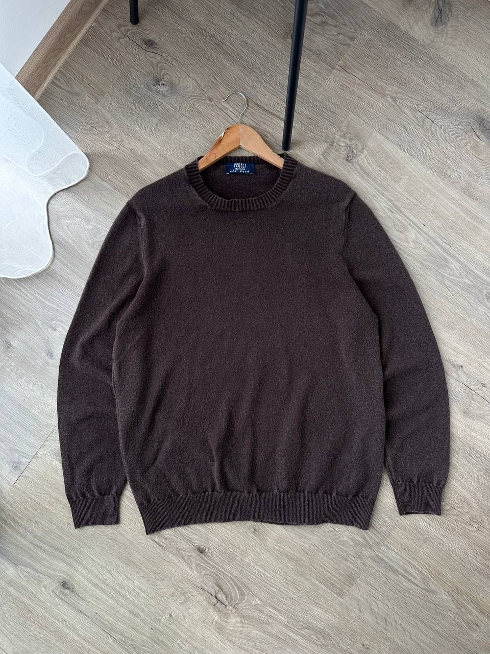 Fedeli × Vintage Vintage Fedeli Cashmere Garment-Dyed Sweater Size US M / EU 48-50 / 2 - 1 Thumbnail
