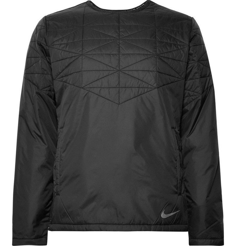 Nike Nike Running - Quilted Waterproof Shell Jacket - Men - Black Size US M / EU 48-50 / 2 - 1 Thumbnail