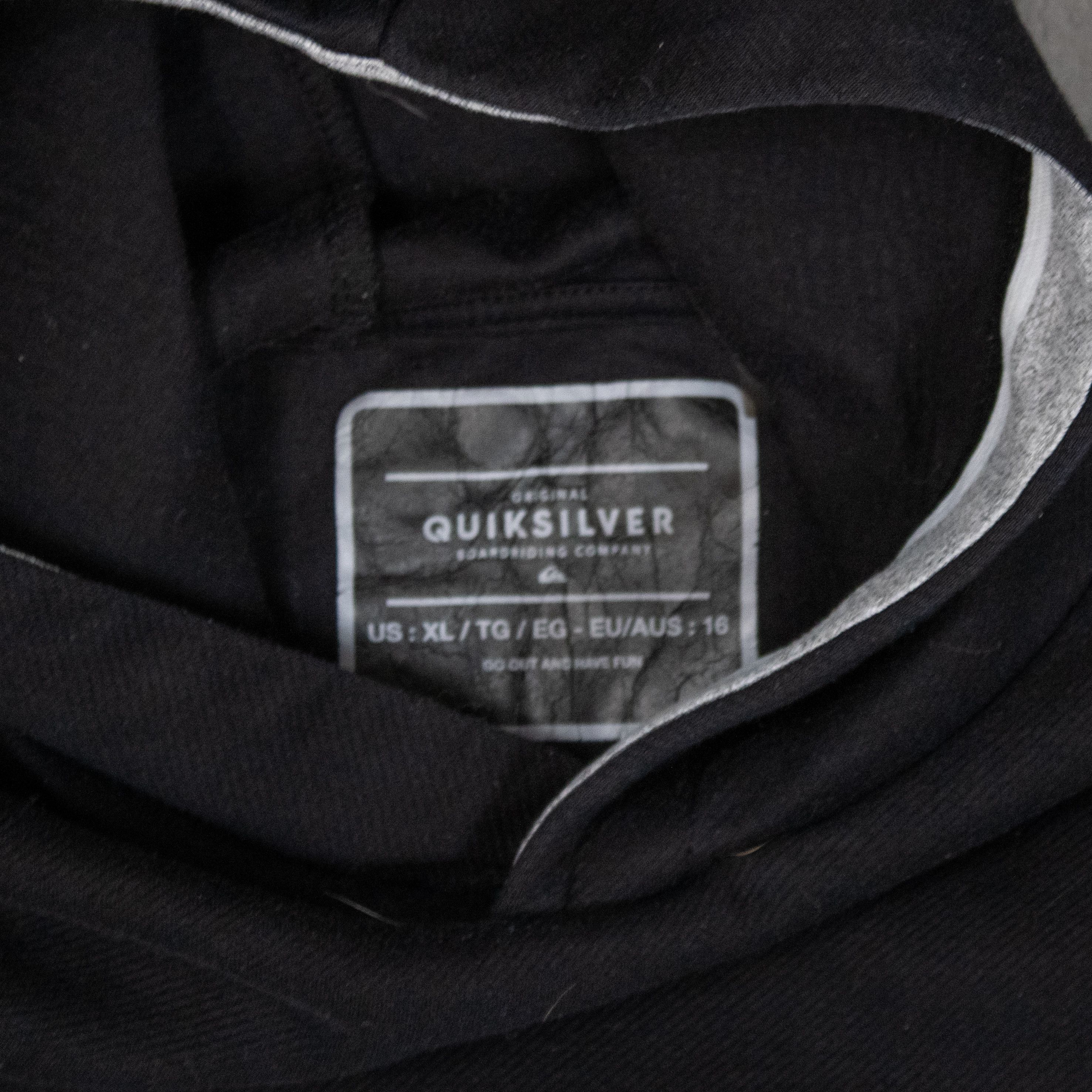 Quiksilver Y2K 2000's 00's Quicksilver Two Tone Boxy Grey Hoodie Size US M / EU 48-50 / 2 - 7 Thumbnail