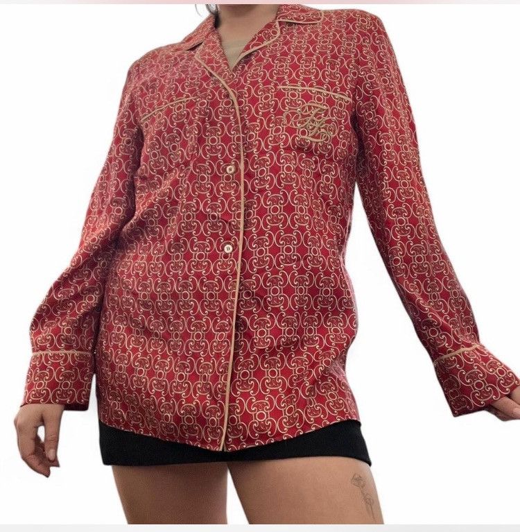 Fendi Fendi silk pajama shirt Size S / US 4 / IT 40 - 5 Thumbnail