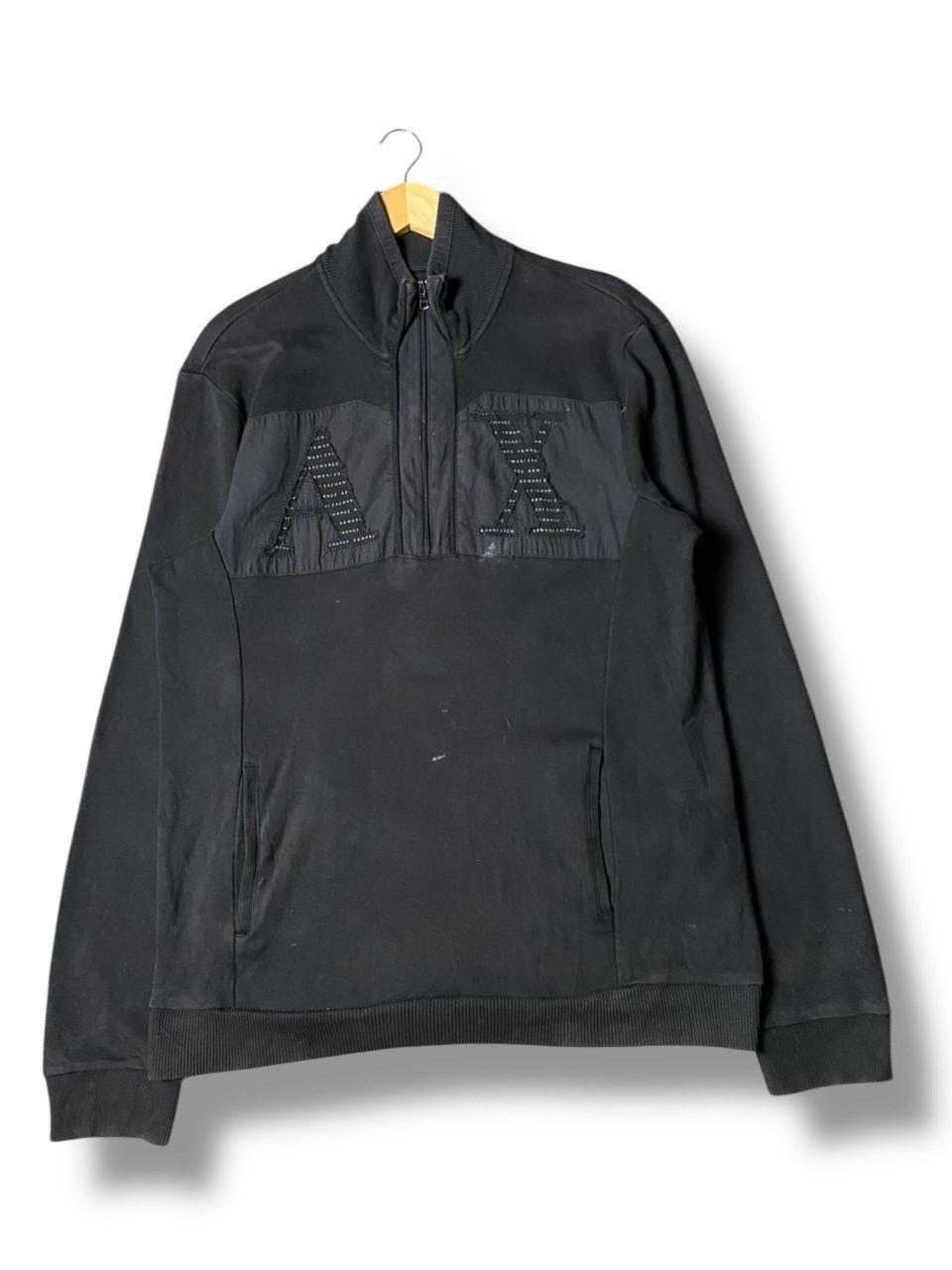 Armani Exchange AX Armani Exhange Embroidery Half Zip Sweatshirt (164) Size US S / EU 44-46 / 1 - 1 Thumbnail