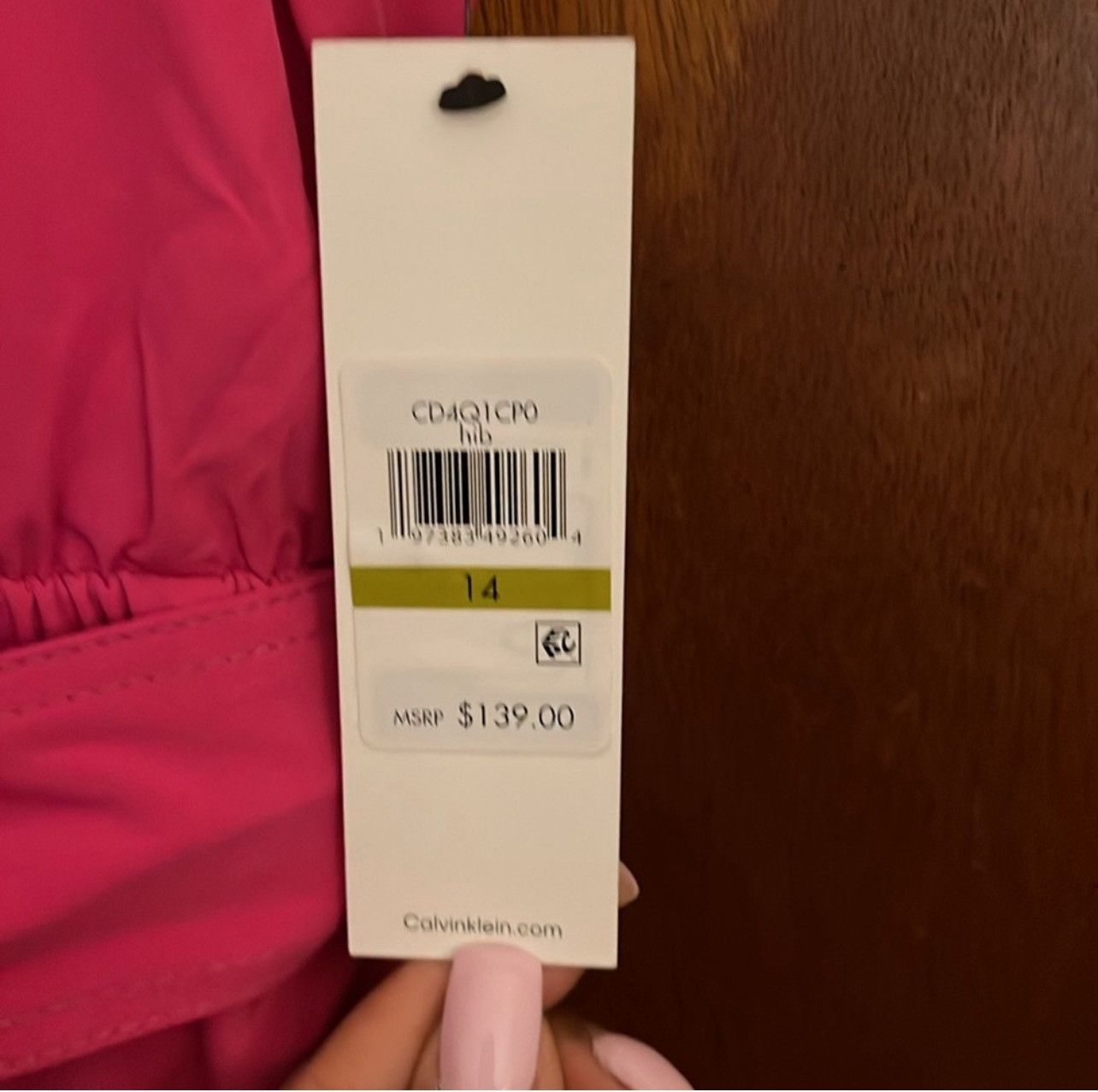 Calvin Klein Calvin Klein Women’s Belter Halter Neck Straight-Jumpsuit Size 36" / US 14 / IT 50 - 5 Thumbnail