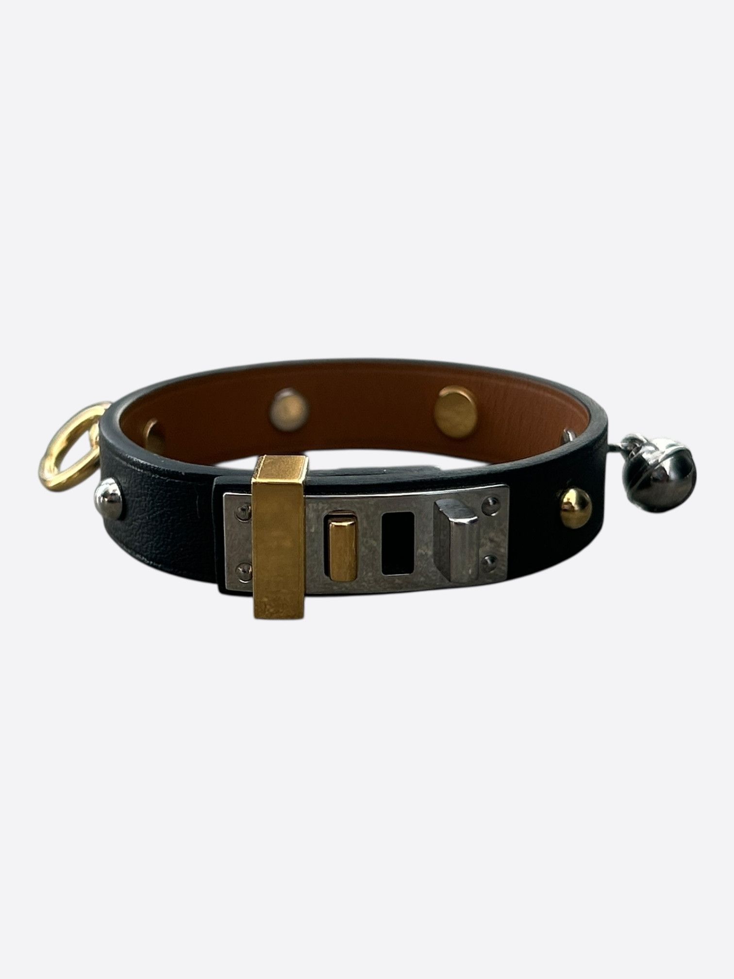 Hermes Black Swift & Electrum Hardware Curiosite Charm Bracelet Size ONE SIZE - 2 Thumbnail