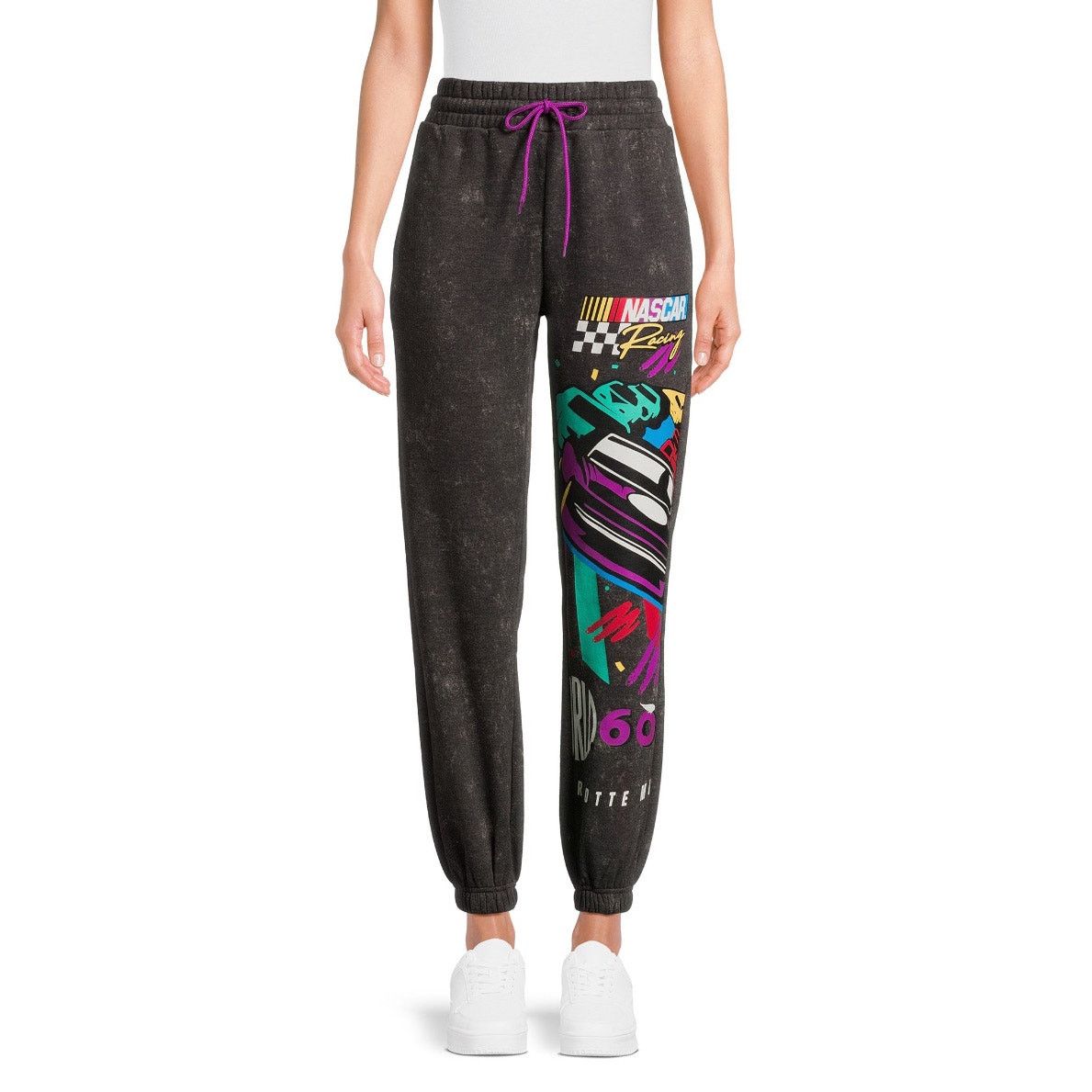 NASCAR Joggers Sweatpants Juniors elasticized waist drawstring XXL Size 42" / US 20 - 1 Thumbnail