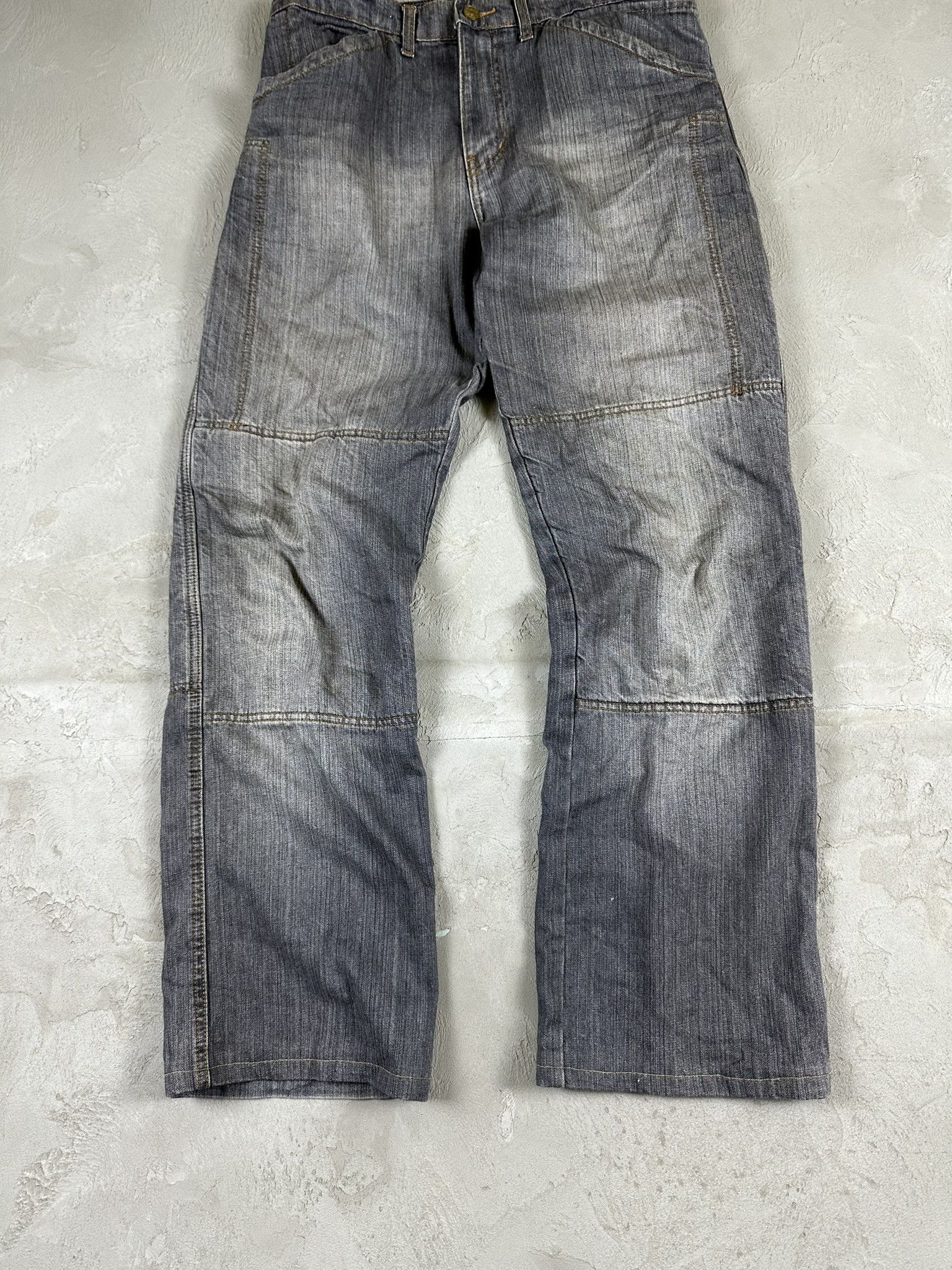 Draggin Jeans Vintage Y2k Draggin Jeans Faded Baggy Denim Jeans 00s Size US 34 / EU 50 - 2 Thumbnail