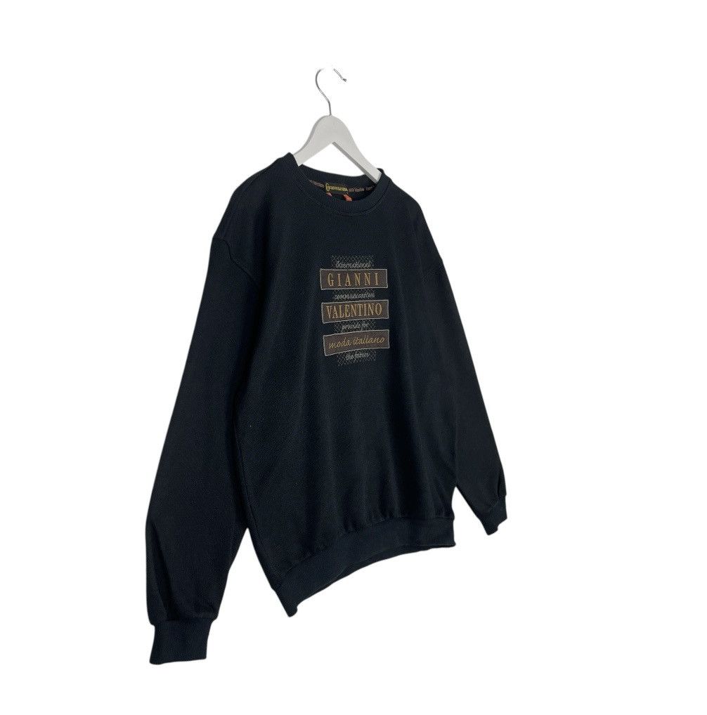 Designer × Vintage vintage Hoodie/sweater Gianni Valentino moda Italiano Size US L / EU 52-54 / 3 - 3 Thumbnail