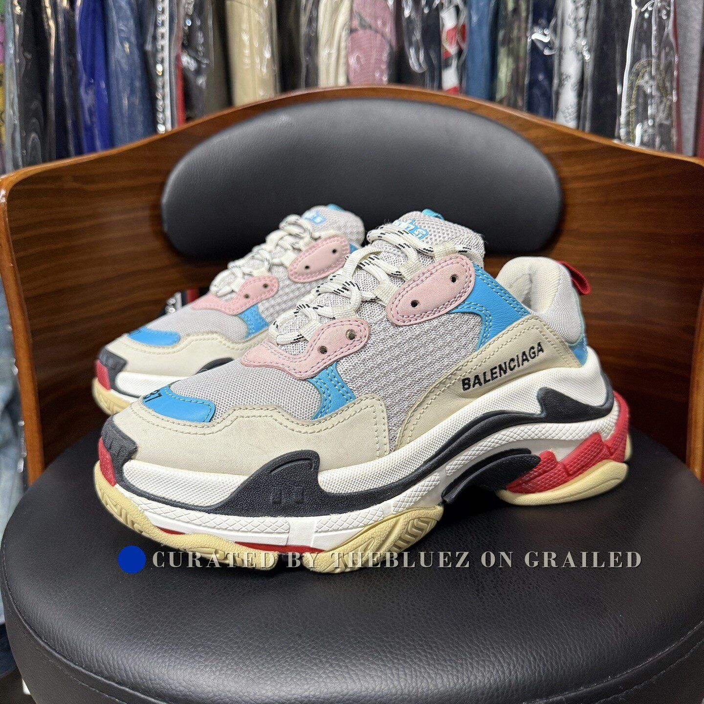 Balenciaga Balenciaga Triples Distressed Dad Shoes Size US 6 / IT 36 - 1 Thumbnail