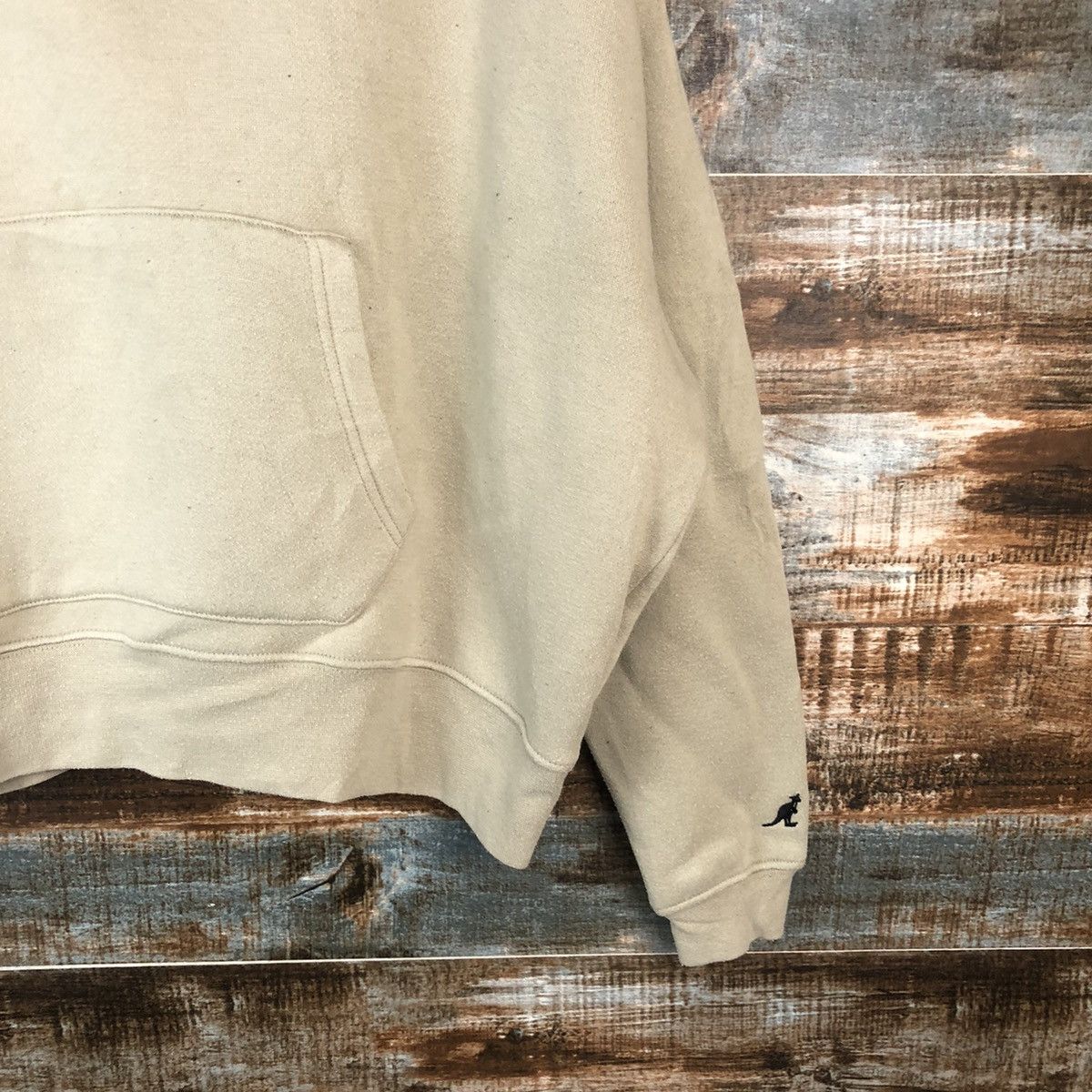 Kangol Kangol Cream baggie Hoodie #A2022 Size US M / EU 48-50 / 2 - 8 Thumbnail
