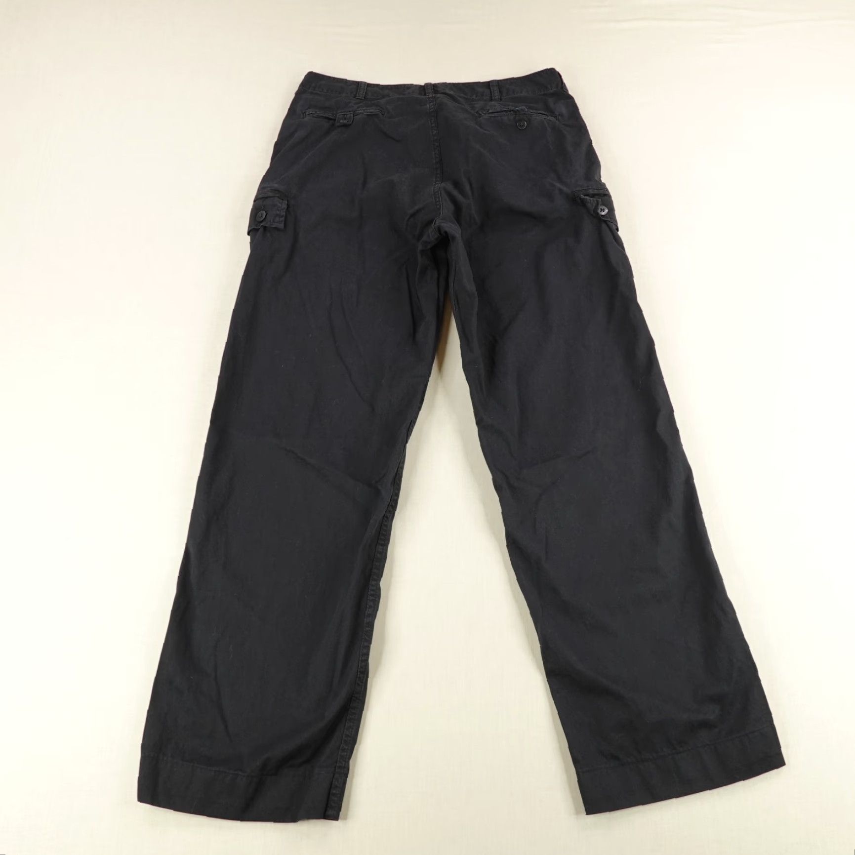 Polo Ralph Lauren VINTAGE Polo Ralph Lauren Cargo Pants Men 34x33 Black Cotton Workwear Y2K Size US XS / EU 42 / 0 - 4 Thumbnail
