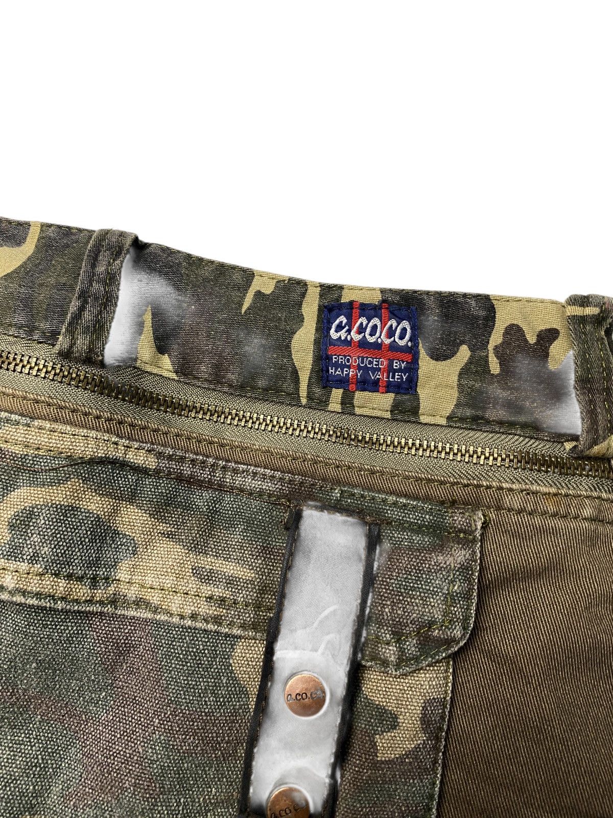 If Six Was Nine 2000's Happy Valley Military Multipocket Flared Pants Size US 26 / EU 42 - 9 Thumbnail