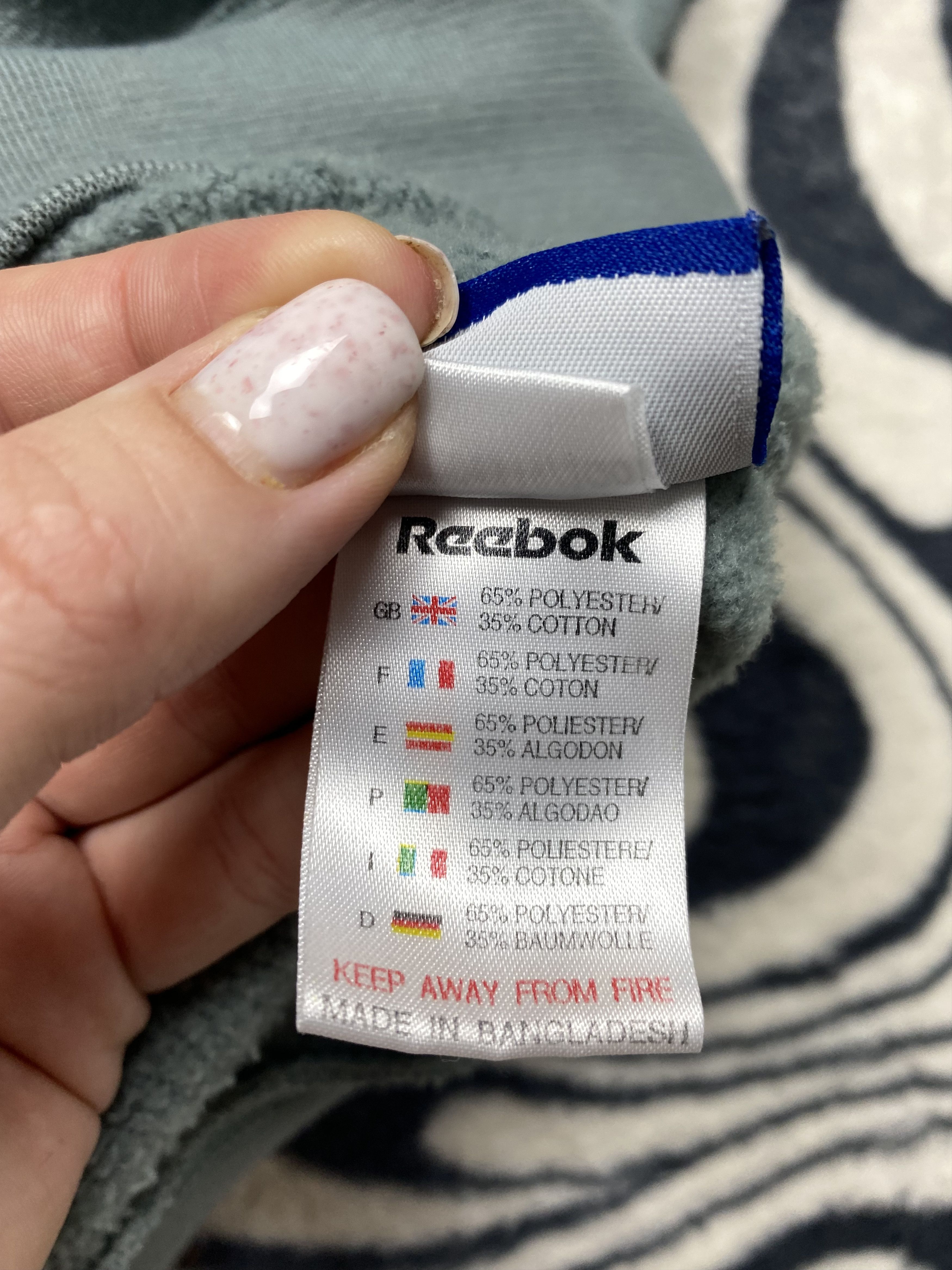 Reebok Reebok 90s Vintage Mens Sweatshirt Size US L / EU 52-54 / 3 - 6 Thumbnail