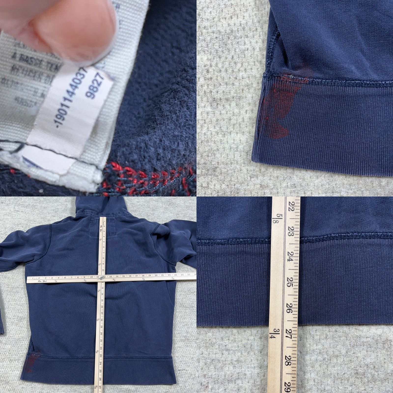 American Eagle Outfitters VINTAGE American Eagle Outfitters Hoodie Men L Blue Sweatshirt AE77 Spellout Hoodie Embroidered Logo Size US L / EU 52-54 / 3 - 8 Thumbnail