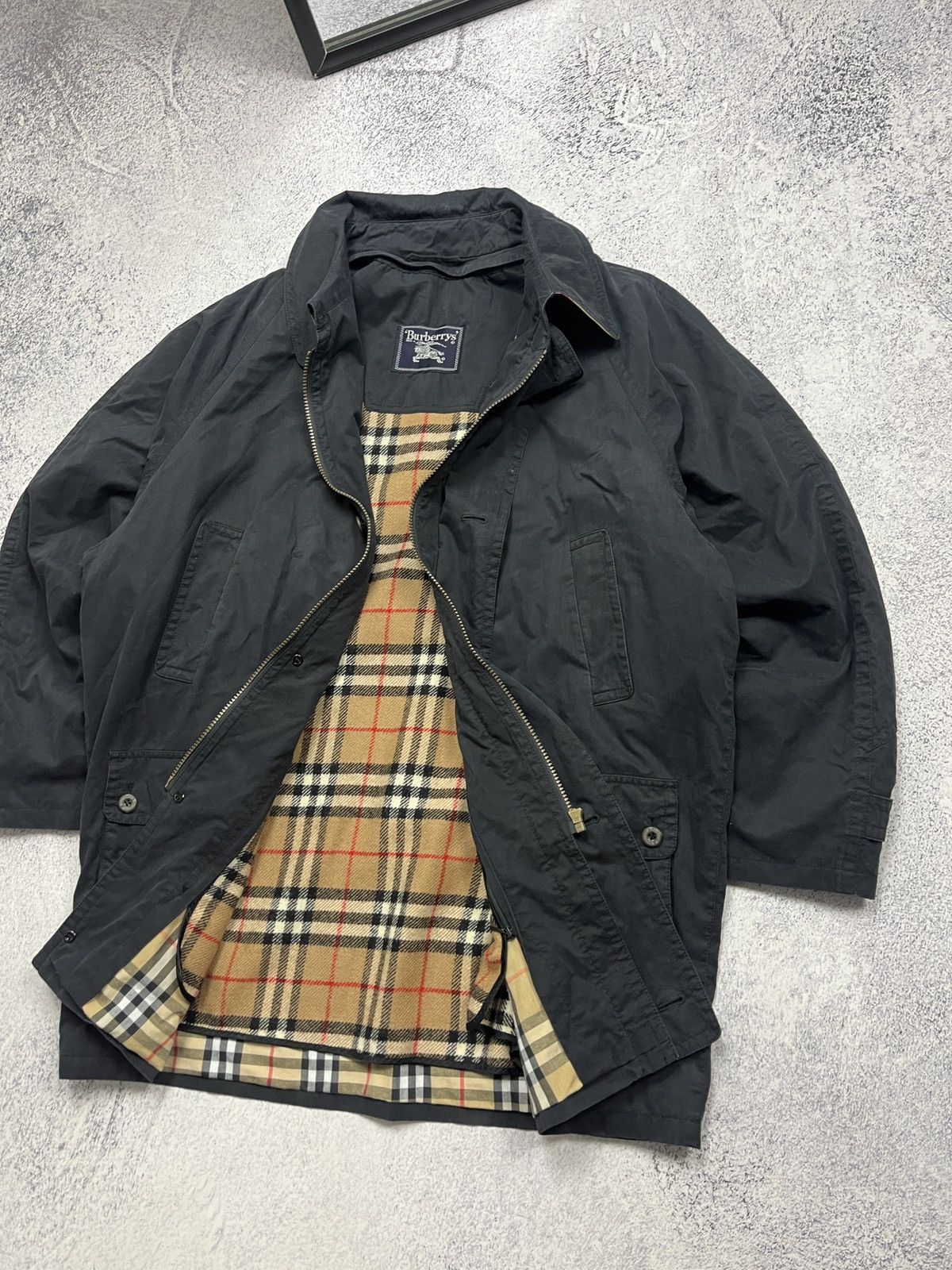 Burberry Vintage Burberry’s Nova Check Trench Coat With Wool Inner Size US L / EU 52-54 / 3 - 5 Thumbnail