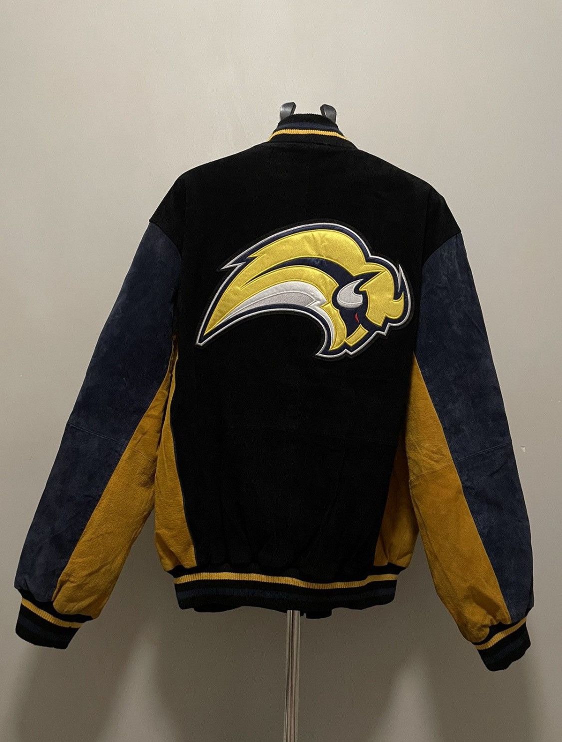 NHL × Vintage NHL Buffalo Sabres Vintage Varsity Jacket Size US XL / EU 56 / 4 - 1 Thumbnail