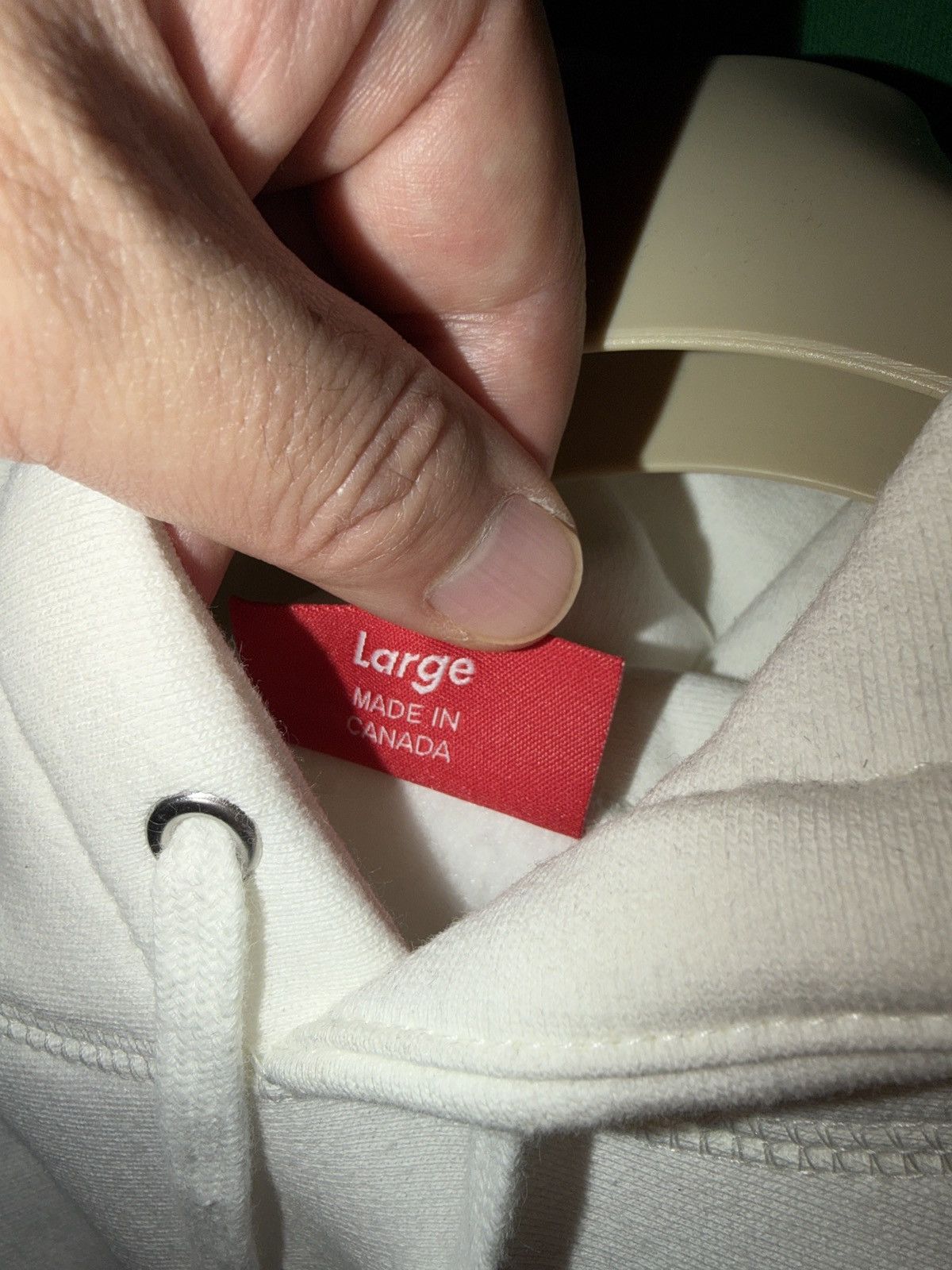 Supreme Supreme motion logo hoodie white sz L new Size US L / EU 52-54 / 3 - 2 Thumbnail