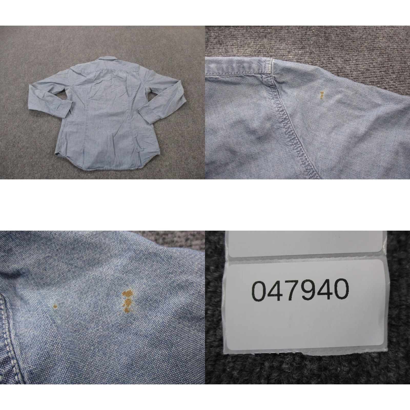 Nudie Jeans Nudie Shirt Mens M Blue Jeans Denim Lightweight Casual Classic Country Barn Size US M / EU 48-50 / 2 - 8 Thumbnail