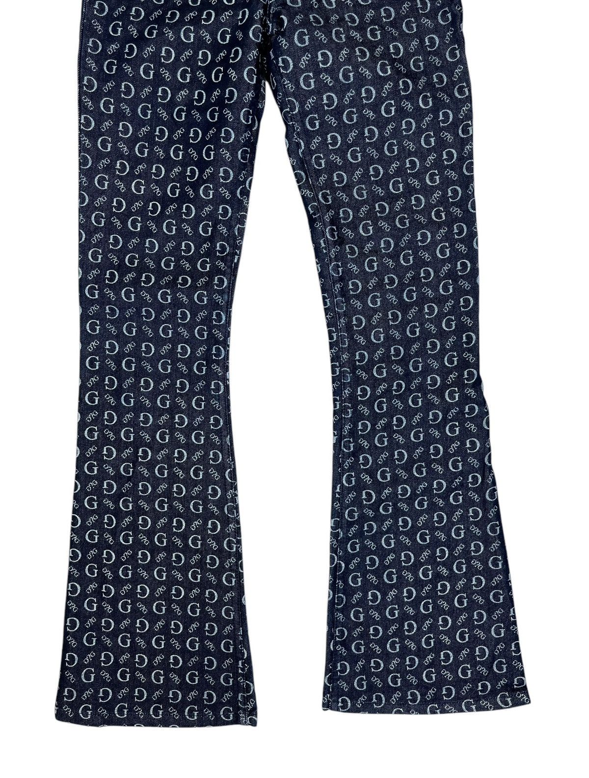 Guess Super Flare Guess Og Monogram Logo Jeans Size 26" / US 2 / IT 38 - 4 Thumbnail