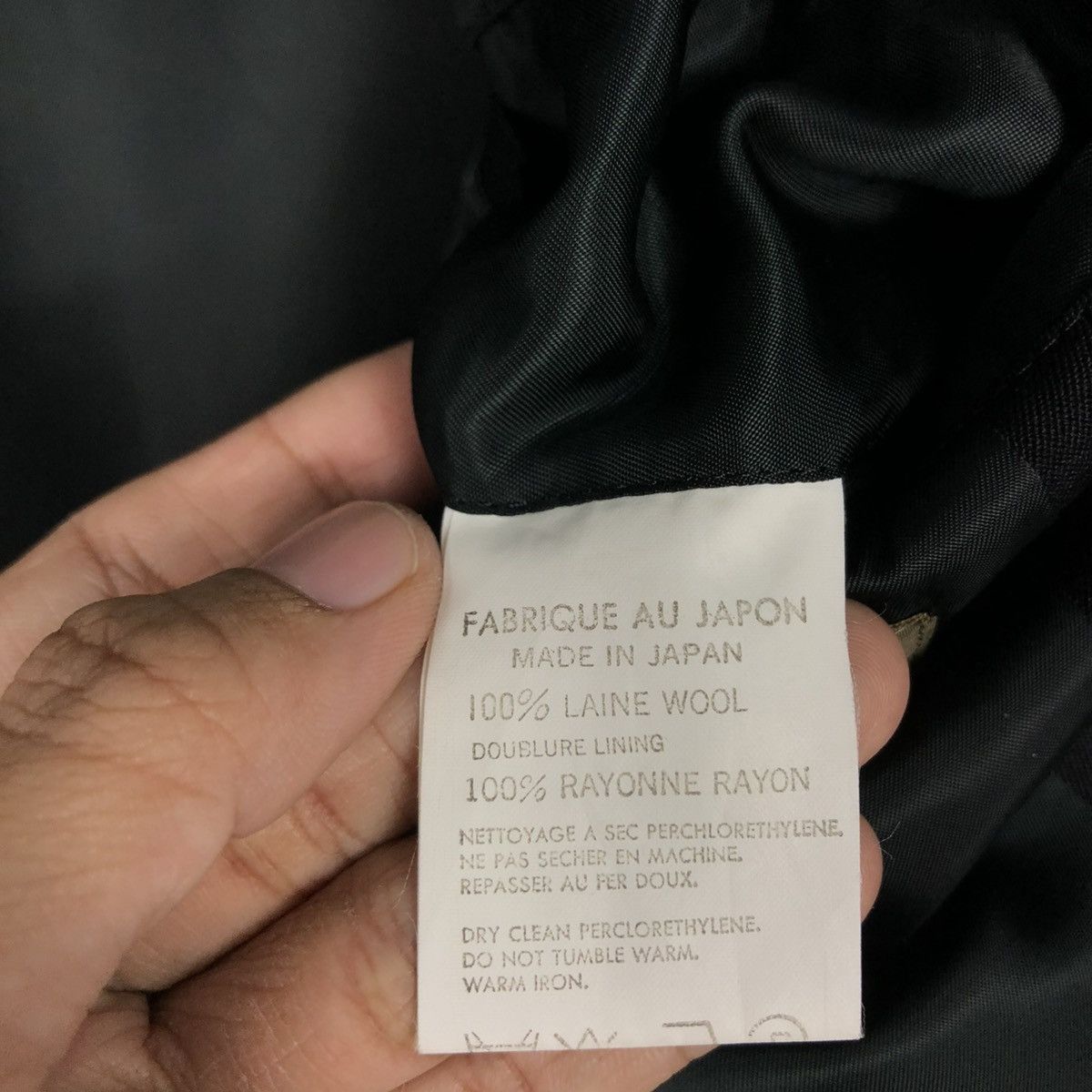 Yohji Yamamoto RICH BLACK VINTAGE BUTTON JACKET Y’S FOR MEN YOHJI YAMAMOTO Size US M / EU 48-50 / 2 - 20 Thumbnail