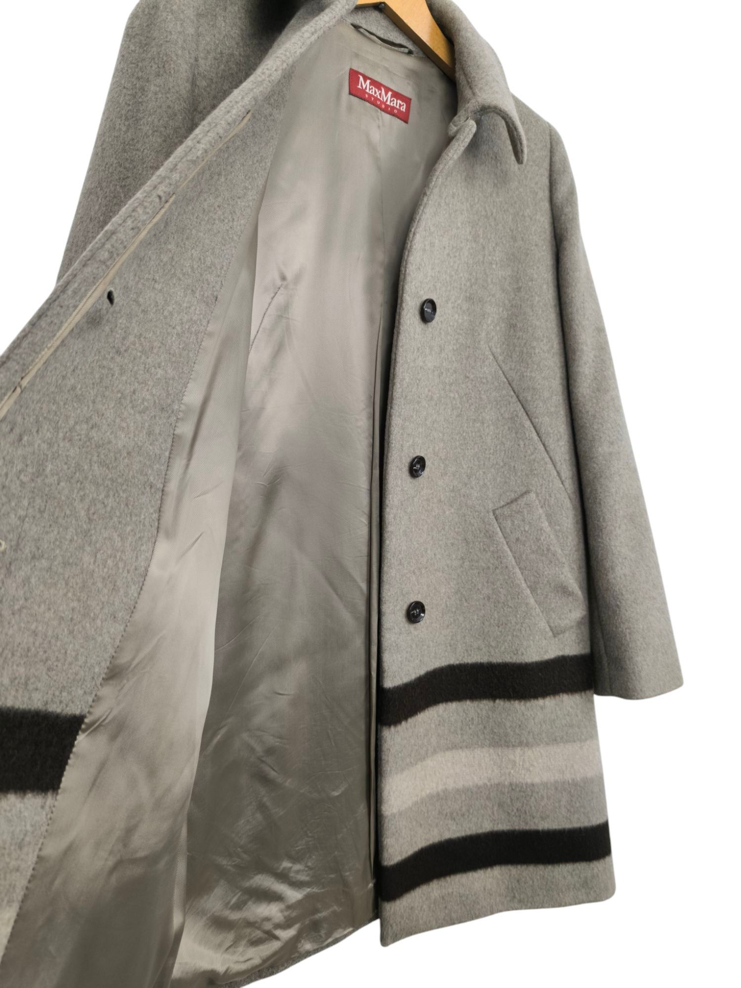 Max Mara Max Mara Virgin Wool Coat Vintage Size L / US 10 / IT 46 - 7 Thumbnail