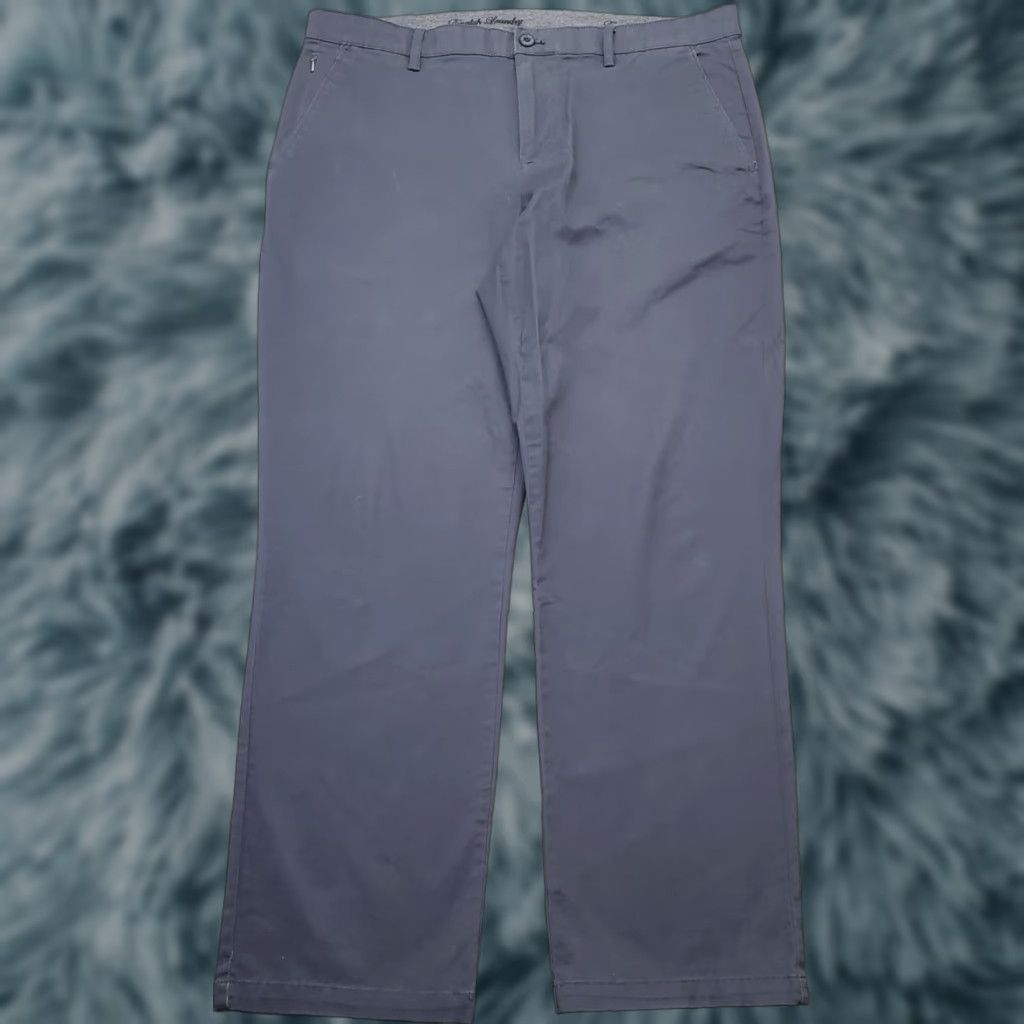 English Laundry English Laundry Pants Mens 36 Blue Flat Front Stretch Casual Straight Leg Shirt or Pants? Size US 36 / EU 52 - 1 Thumbnail