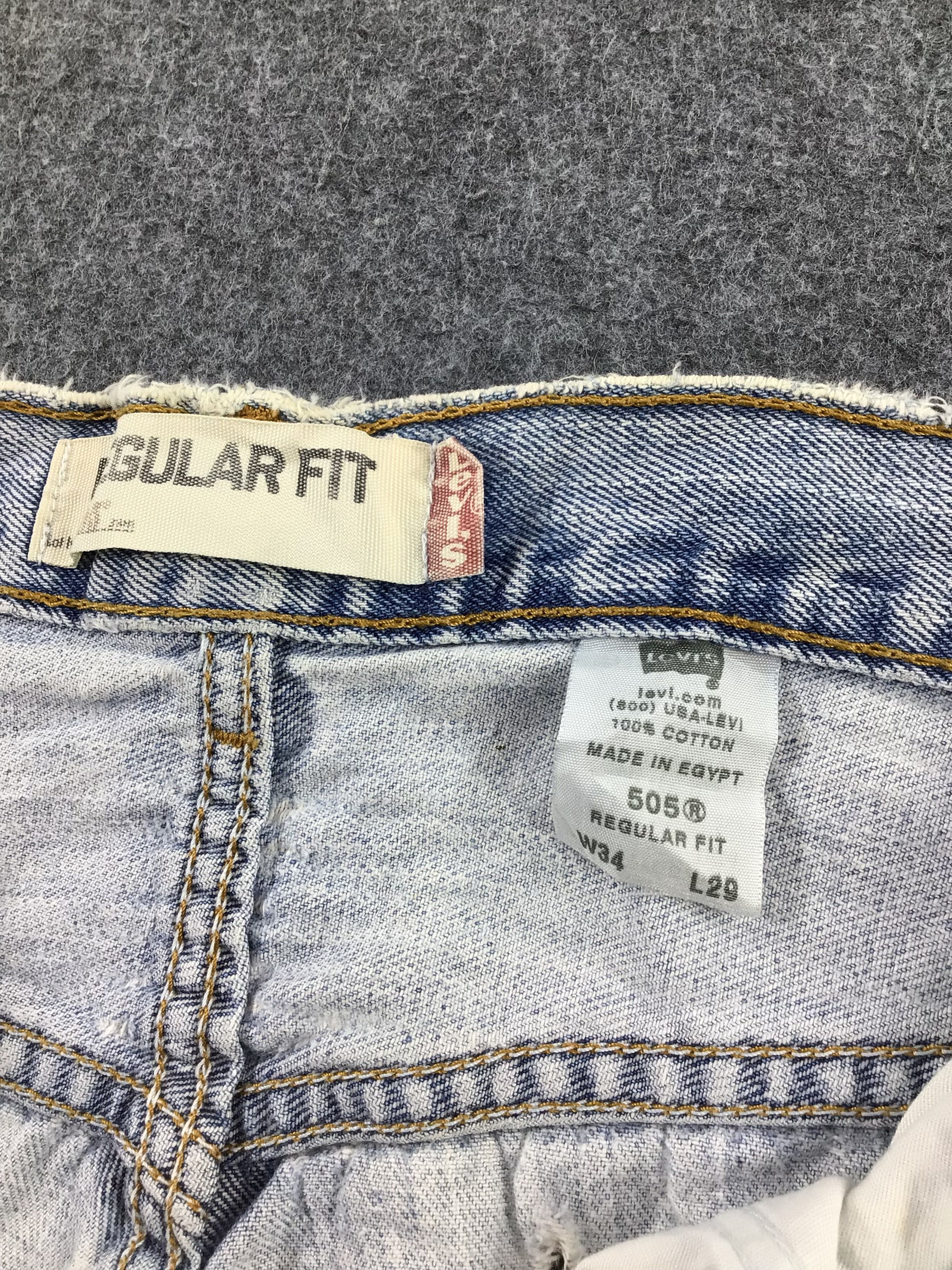 Levi's Vintage Light Wash Levis 505 Jeans-J869 Size US 33 - 10 Thumbnail