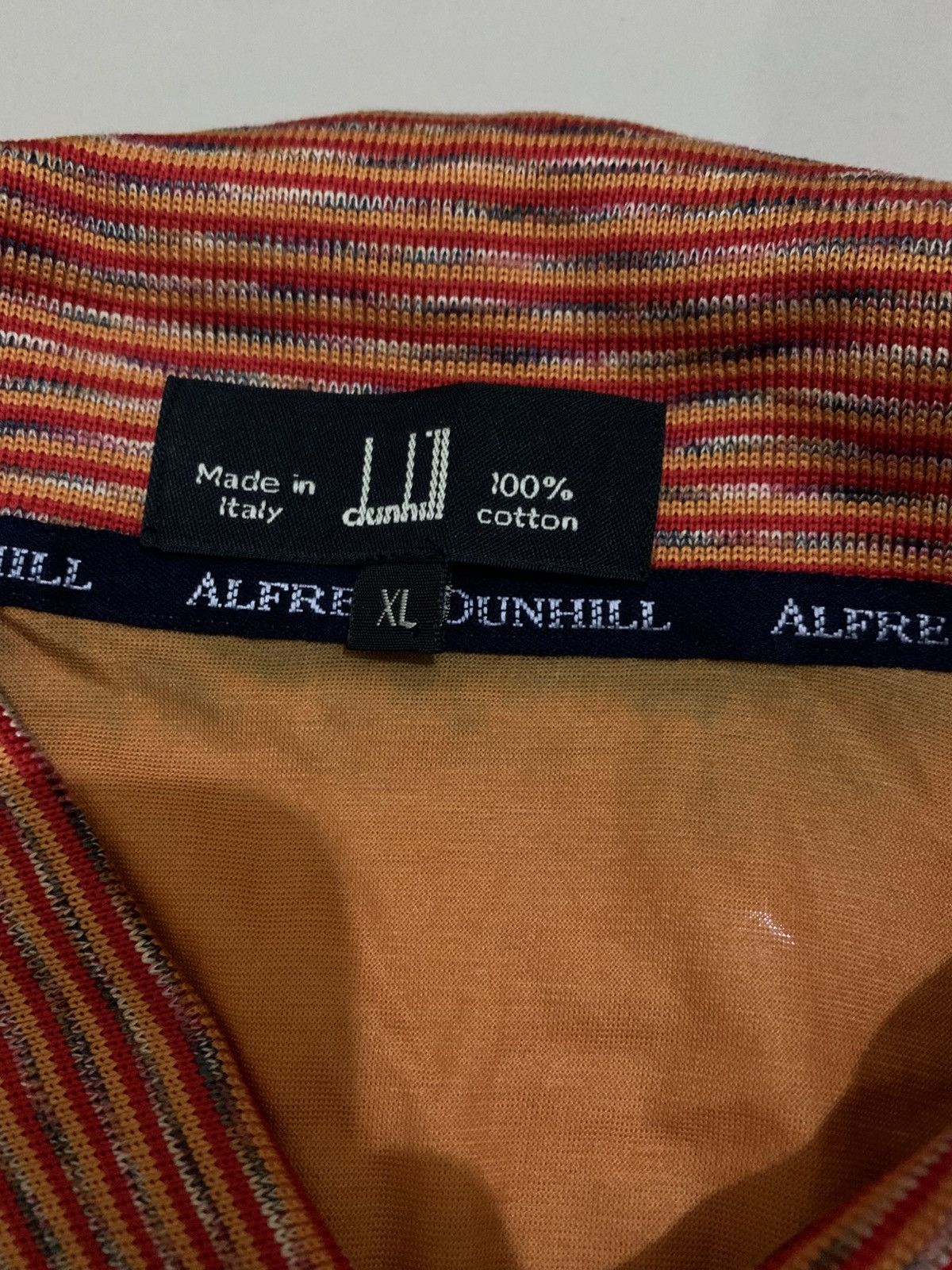 Alfred Dunhill 🐍 Vintage Alfred Dunhill Polos Size US XL / EU 56 / 4 - 5 Thumbnail