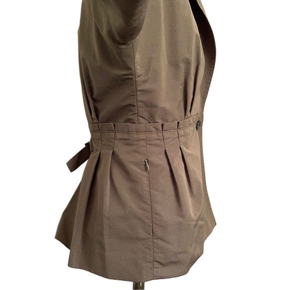 Vintage Vintage Lida Baday Brown Peplum Blazer - 8 🇨🇦 Size M / US 6-8 / IT 42-44 - 6 Thumbnail