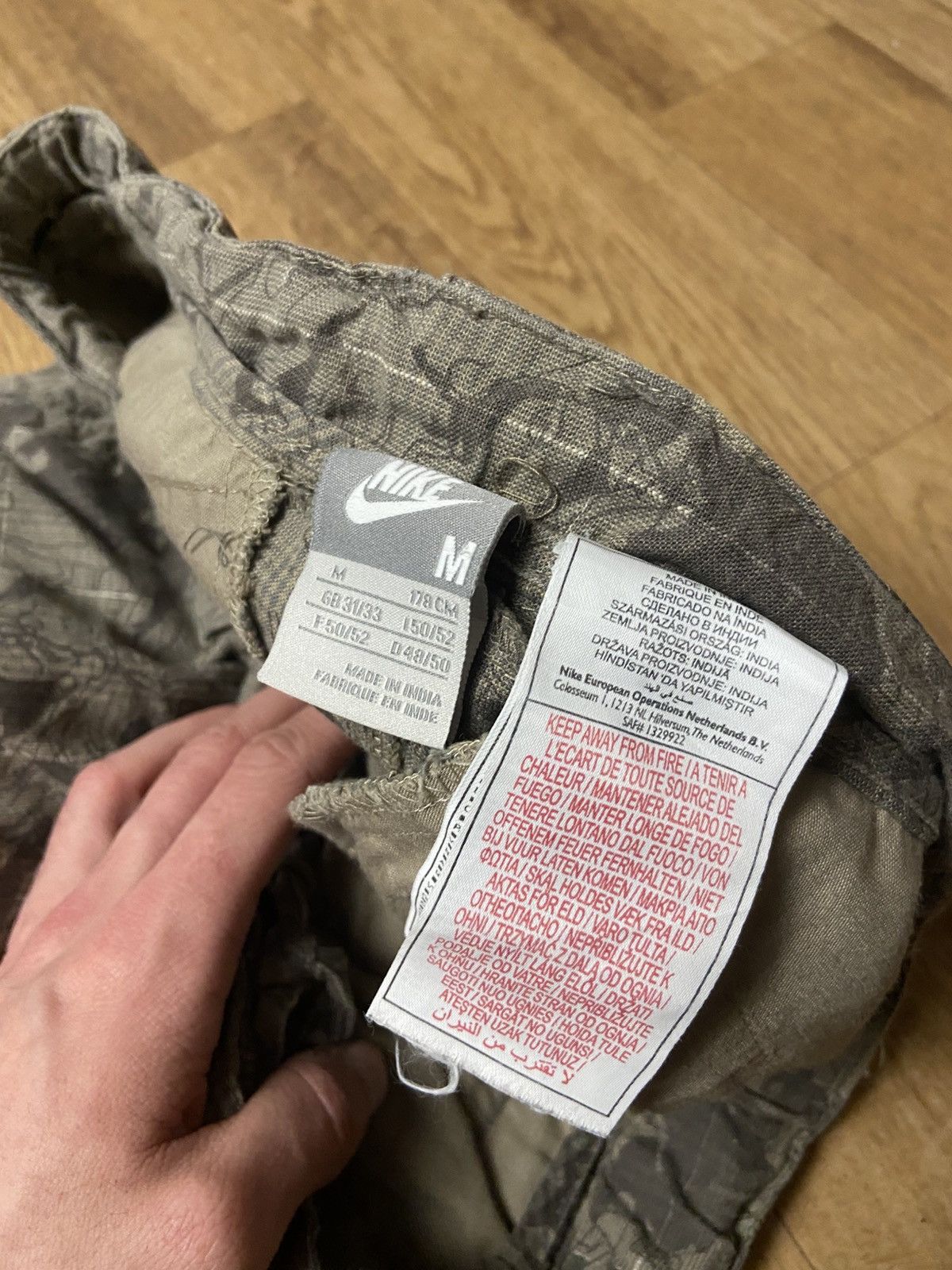 Nike × Vintage 🔥NIKE VINTAGE CARGO CAMO SHORTS Size US 32 / EU 48 - 6 Thumbnail