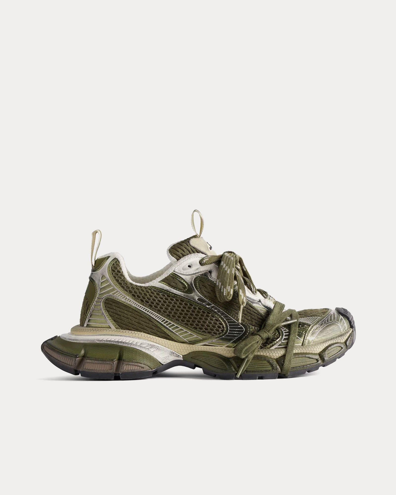 Balenciaga 3xl sneaker in dark green and beige Size US 13 / EU 46 - 1 Thumbnail