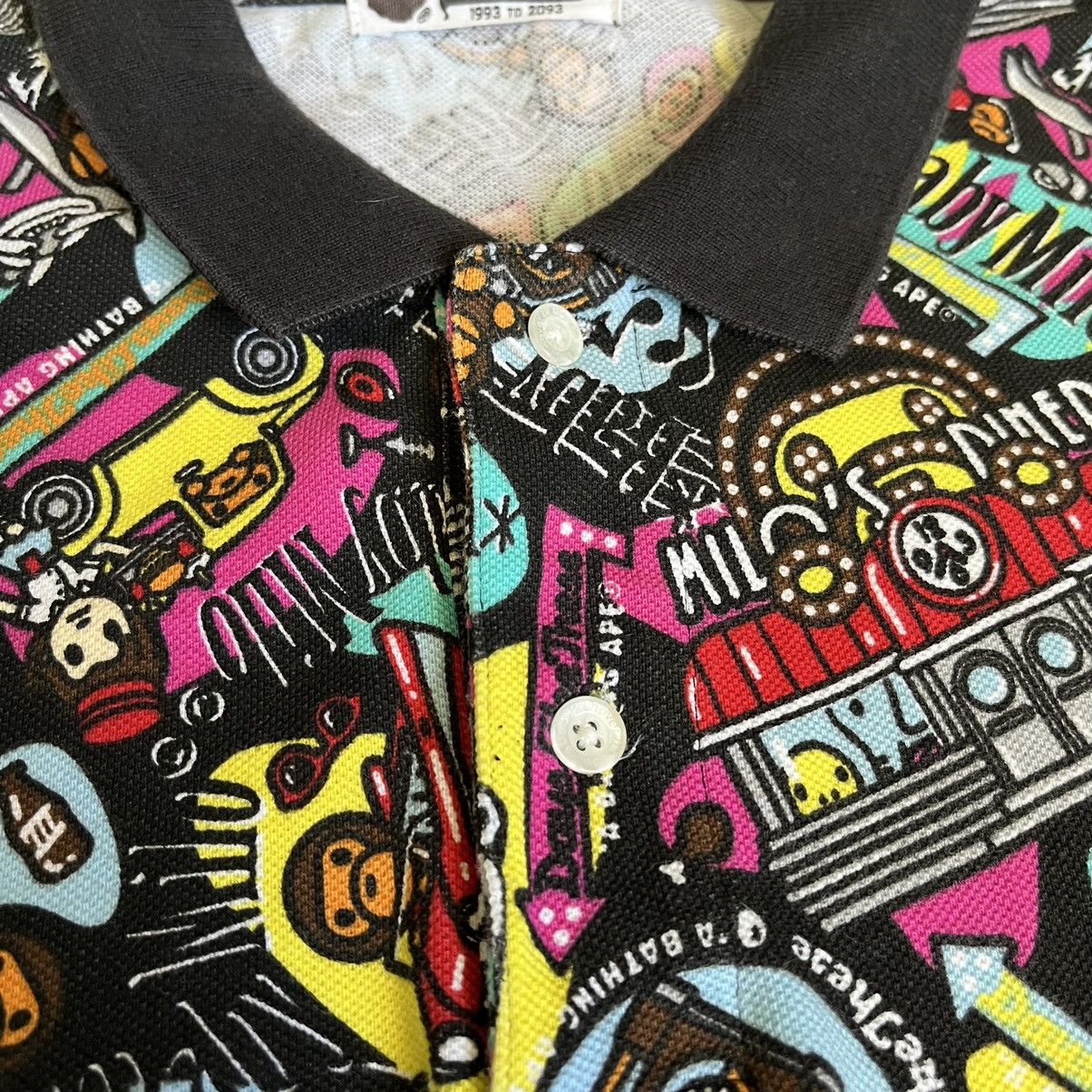 Bape A Bathing Ape Bape Baby Milo Diner Polo Size US XL / EU 56 / 4 - 5 Thumbnail