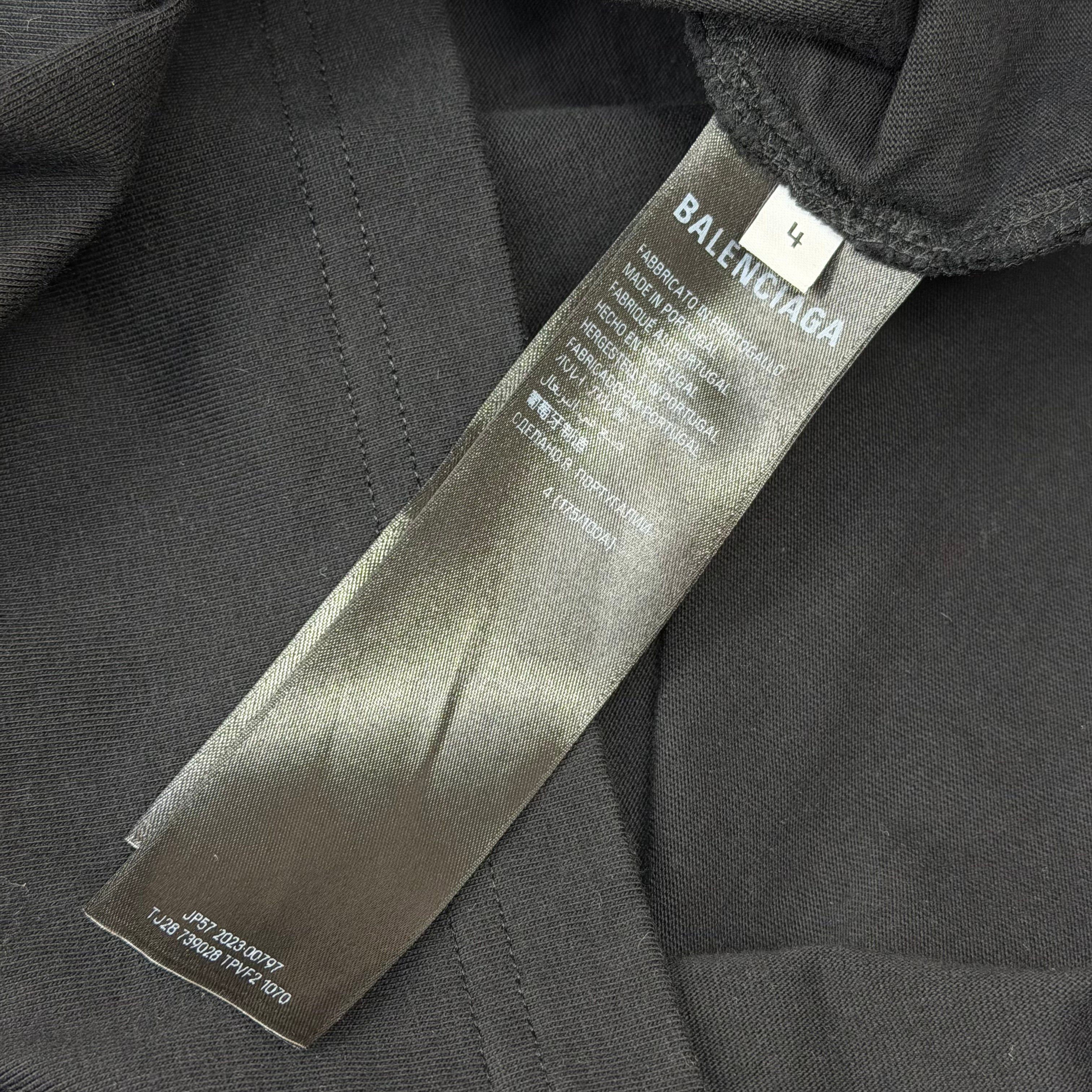Balenciaga Balenciaga Layered Sports Oversized Tee 4 (XXXL) Size US XL / EU 56 / 4 - 5 Thumbnail