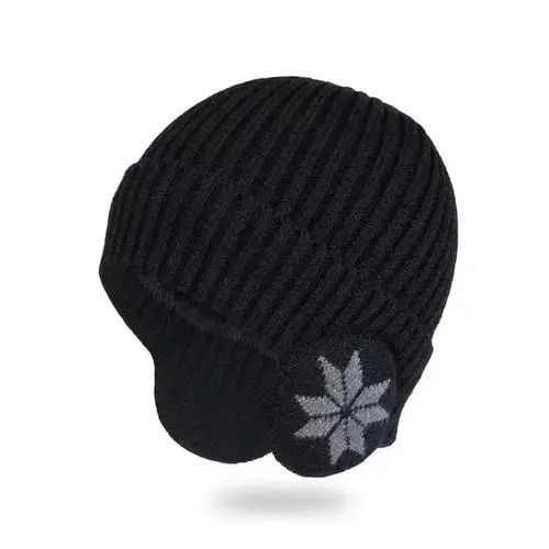 Japanese Brand Winter Knitted Hat With Earflap Fashion For Men Women Size ONE SIZE - 1 Thumbnail