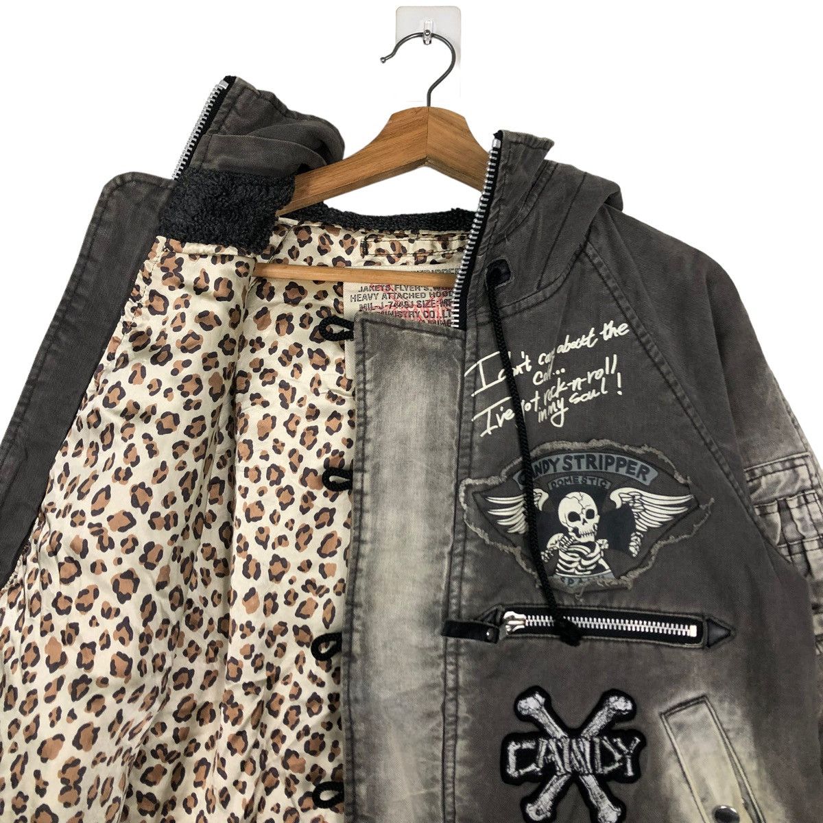 Vintage 🔥Punk Style Biker Jacket Bondage Design Ministry Co. Japan Size M / US 6-8 / IT 42-44 - 13 Thumbnail