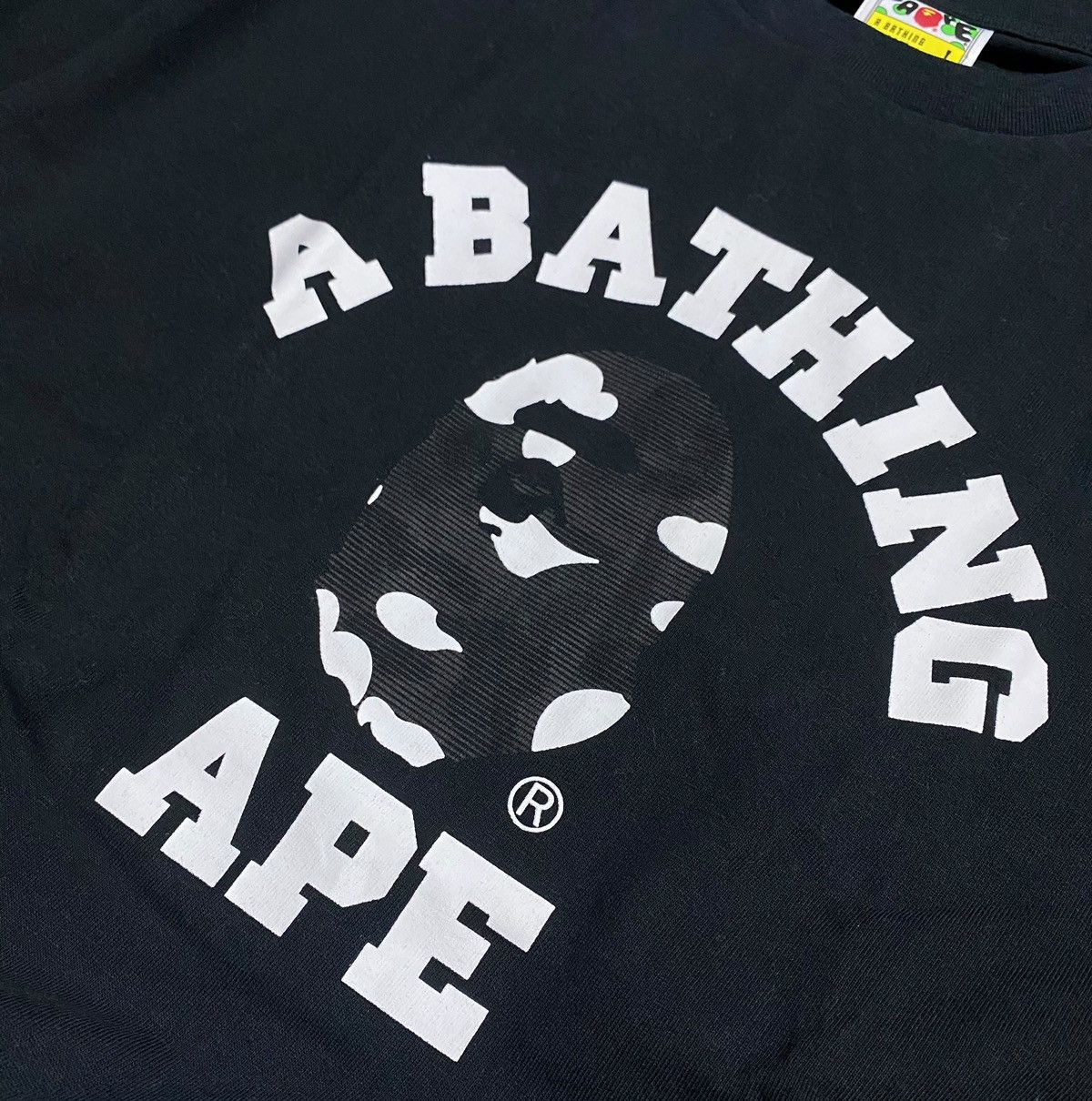 Bape BAPE APE HEAD black tee Size US L / EU 52-54 / 3 - 2 Thumbnail