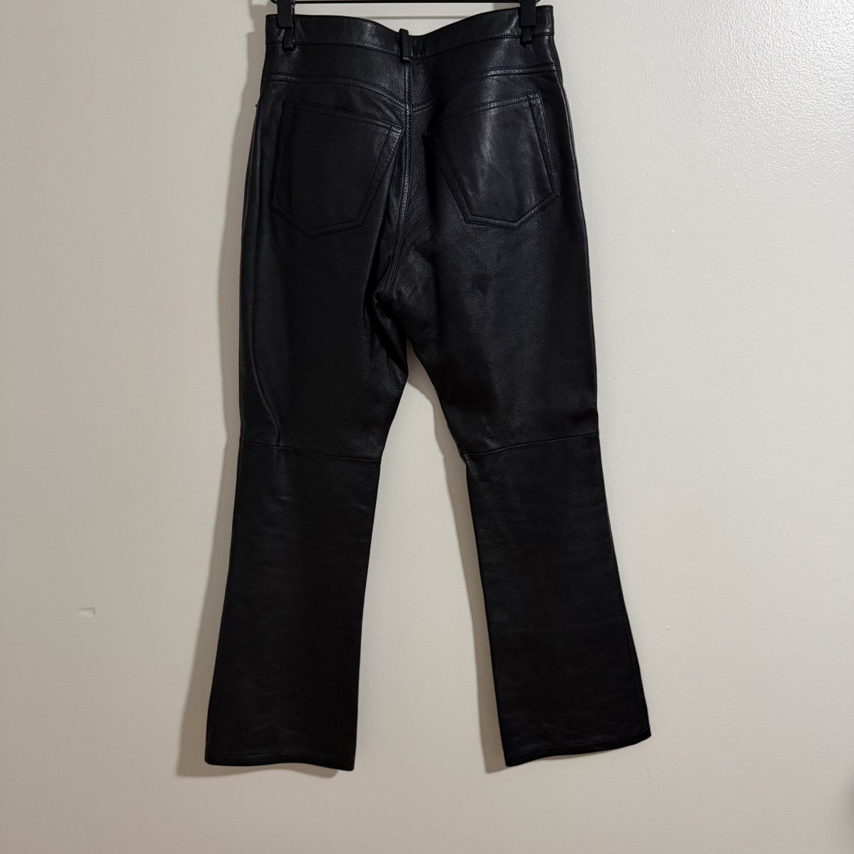 Balenciaga Balenciaga Garde Robe Black Leather Pants Size 26" / US 2 / IT 38 - 2 Thumbnail