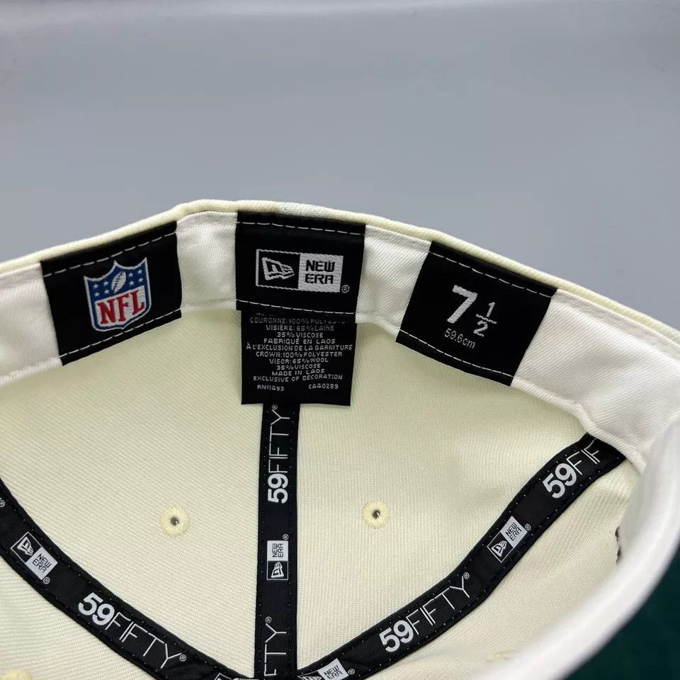 New Era Las Vegas Raiders Hat Men 7 1/2 Superbowl XV 59Fifty New Era Size ONE SIZE - 5 Thumbnail