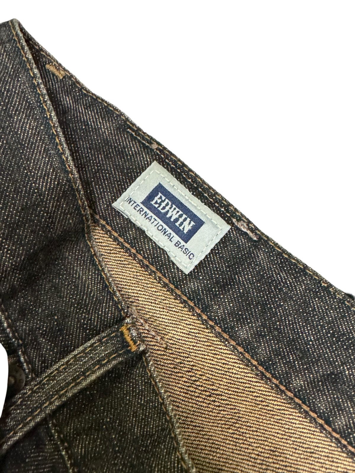 Edwin Japanese Denim Edwin Dark Wash Clean Minimalist Jeans Size US 34 / EU 50 - 12 Thumbnail