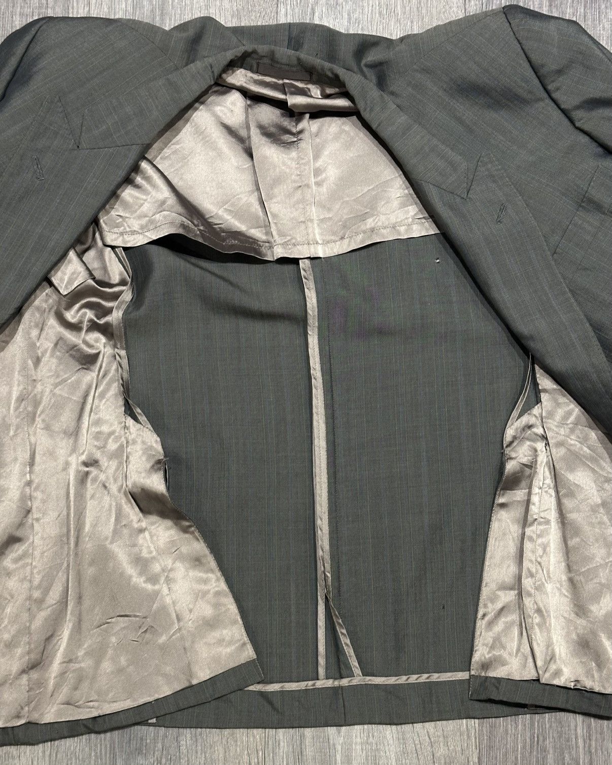 Burberry Vintage Burberrys Wool Mohair Blazer Tailored Jacket Size 40R - 5 Thumbnail