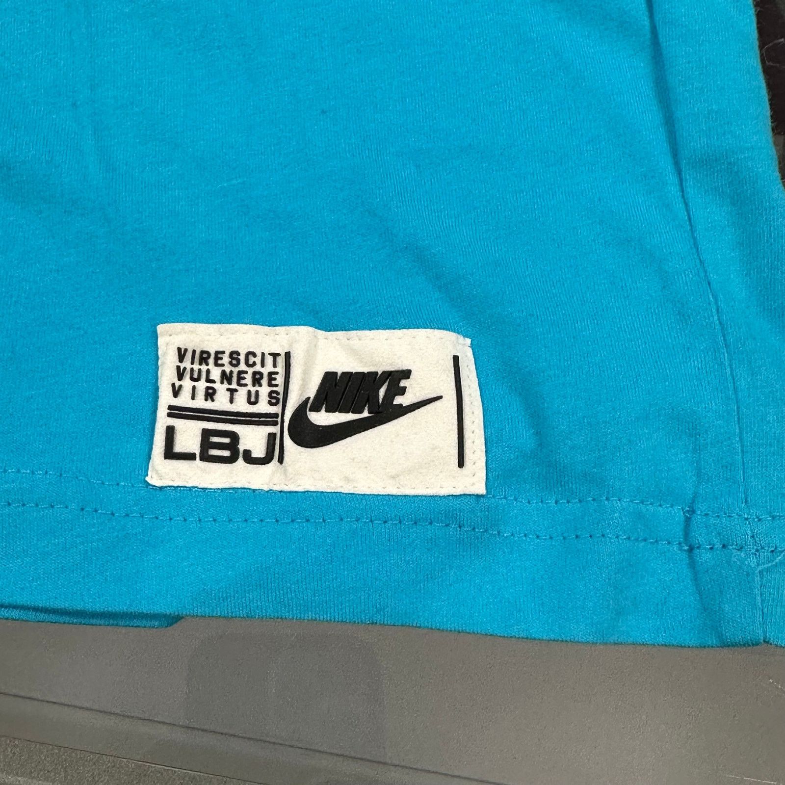 Nike New Nike Lebron James Tiger Picture Art Blue T Shirt Large Size US L / EU 52-54 / 3 - 5 Thumbnail